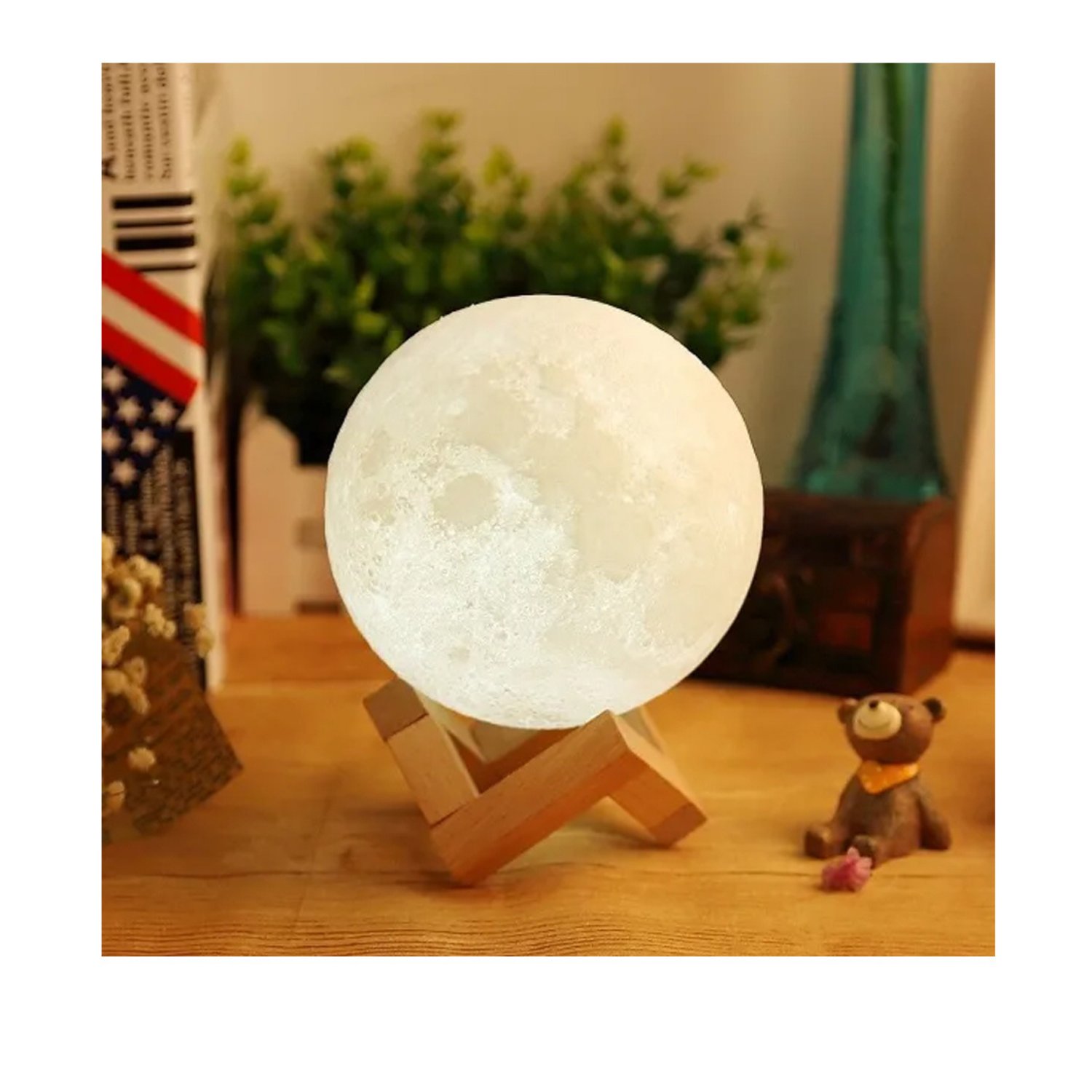 Lampara Luna de 7 Colores Led 3D Touch -2