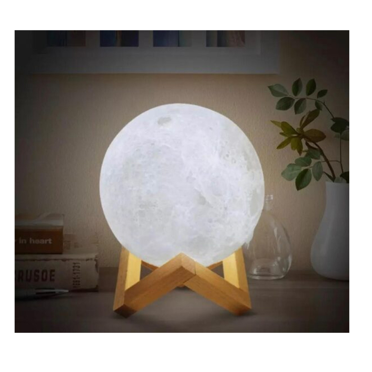 Lampara Luna de 7 Colores Led 3D Touch -3