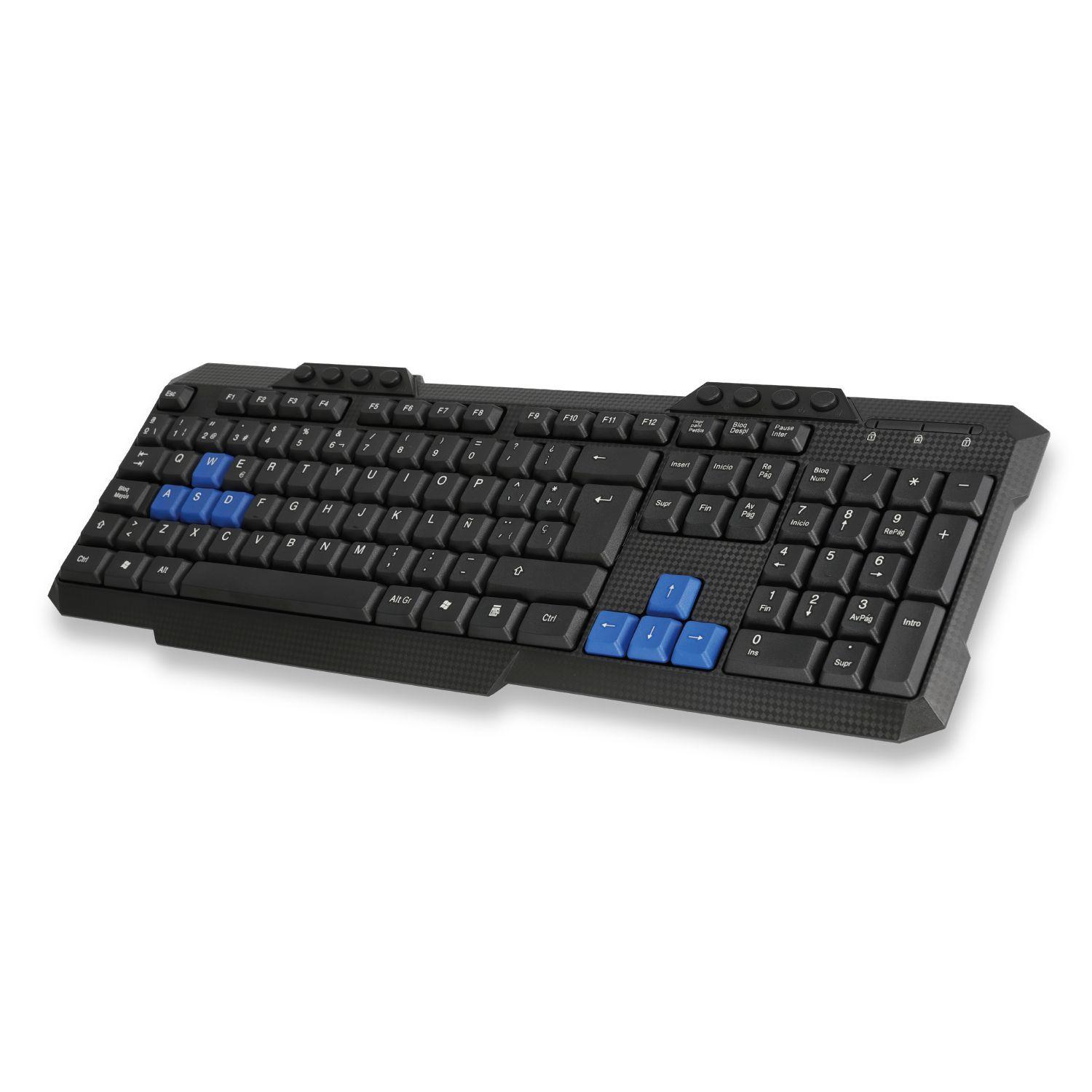 TECLADO MULTIMEDIA CONEXIÓN USB PLUG AND PLAY-1