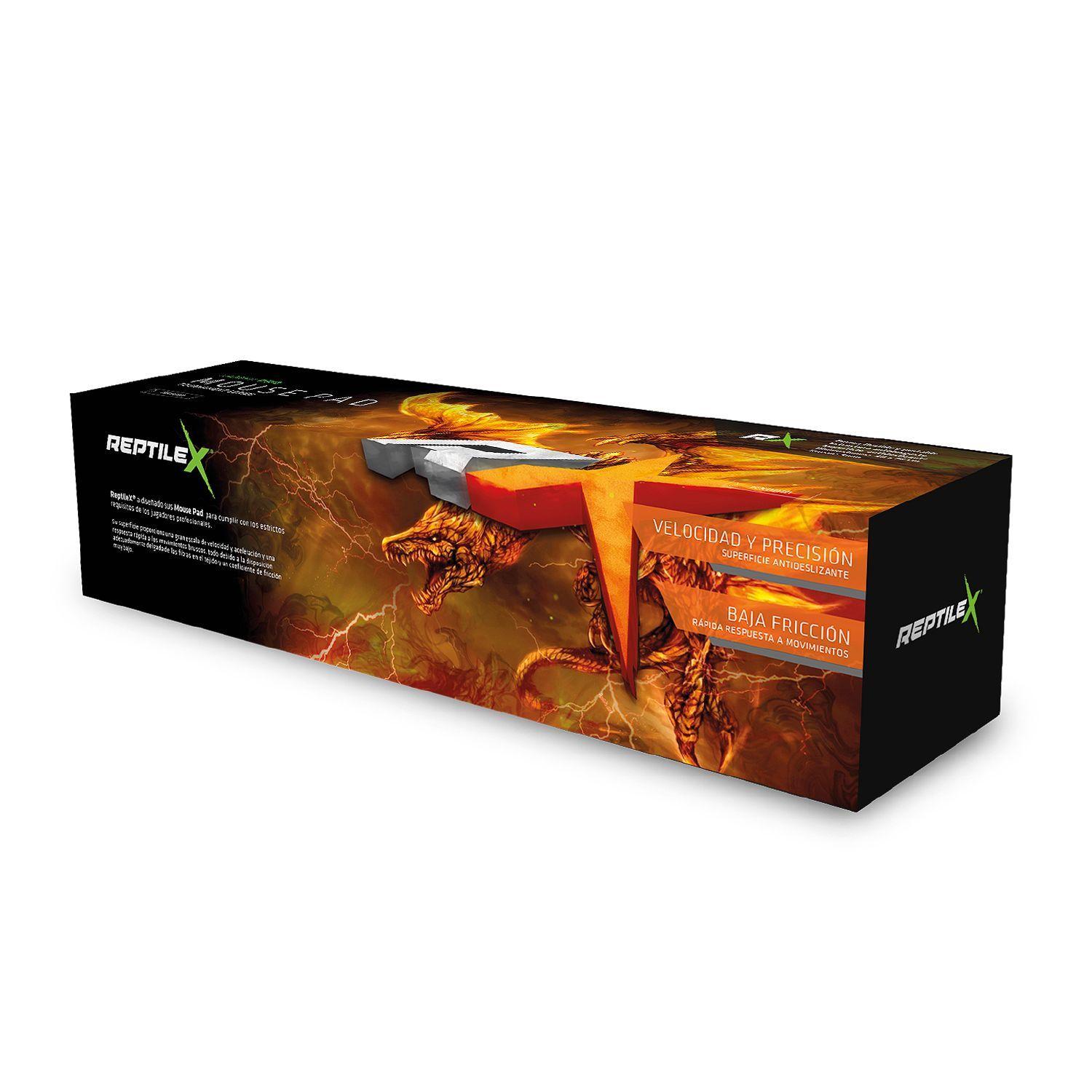 Mouse Pad Gamer Pro Reptile Orange-2