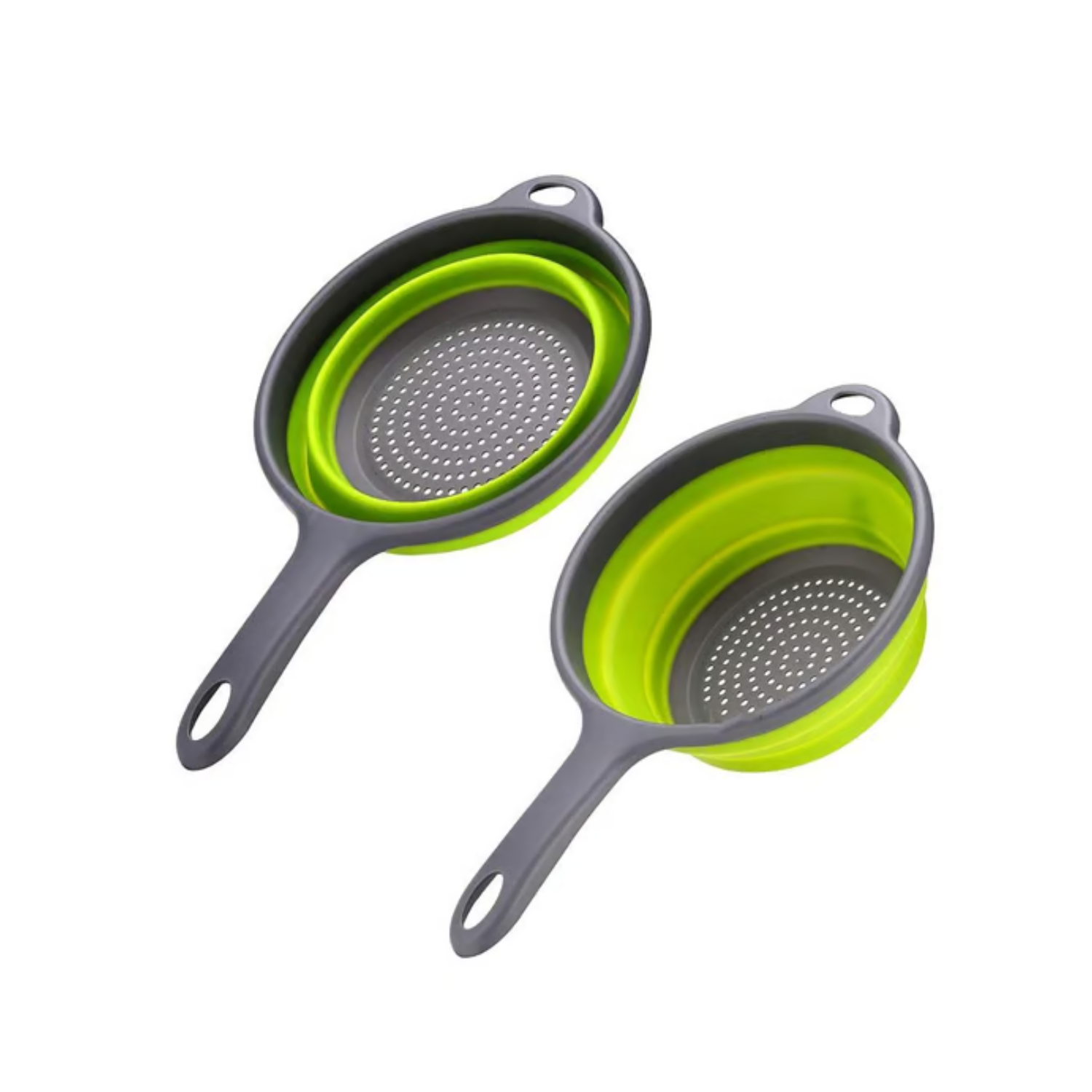 Colador Pegable de Silicona Redondo 19 cm Verde-1