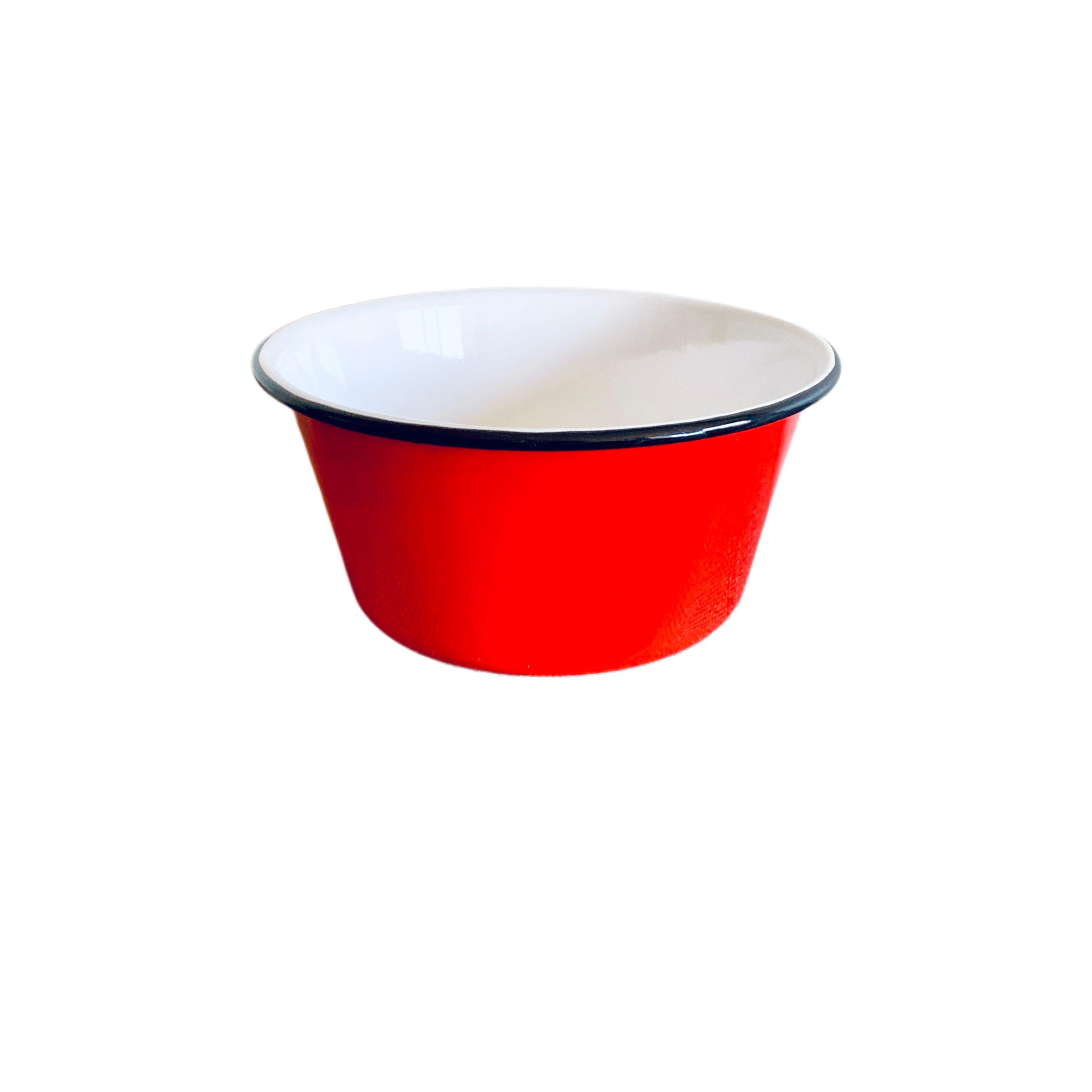 BOWL ENLOZADO CONICO ROJO 22 CMS 3 LTS-0