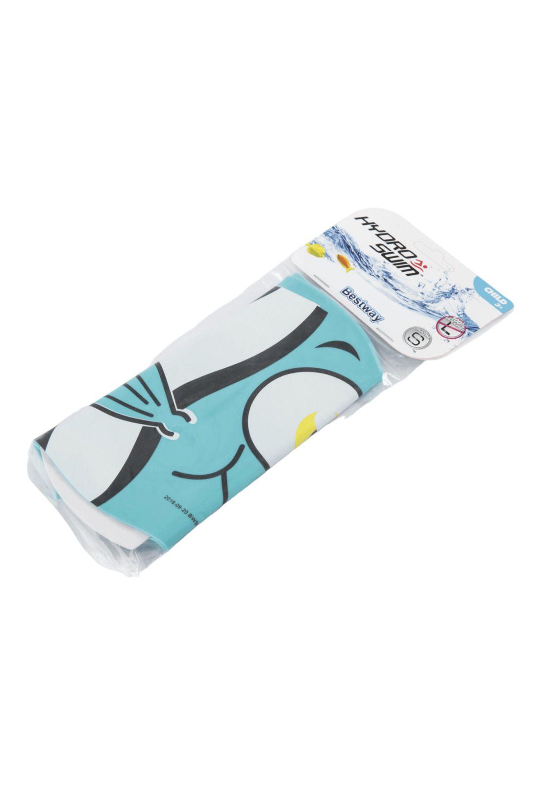 Gorro De Natación Para Niños Celeste-1