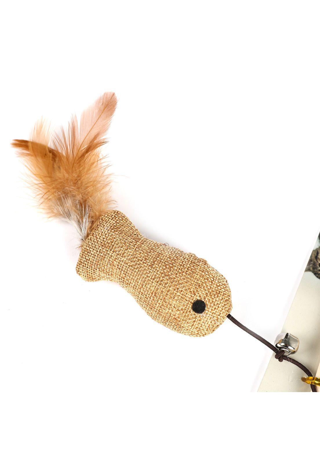 Vaarota pluma juguete para gato-2