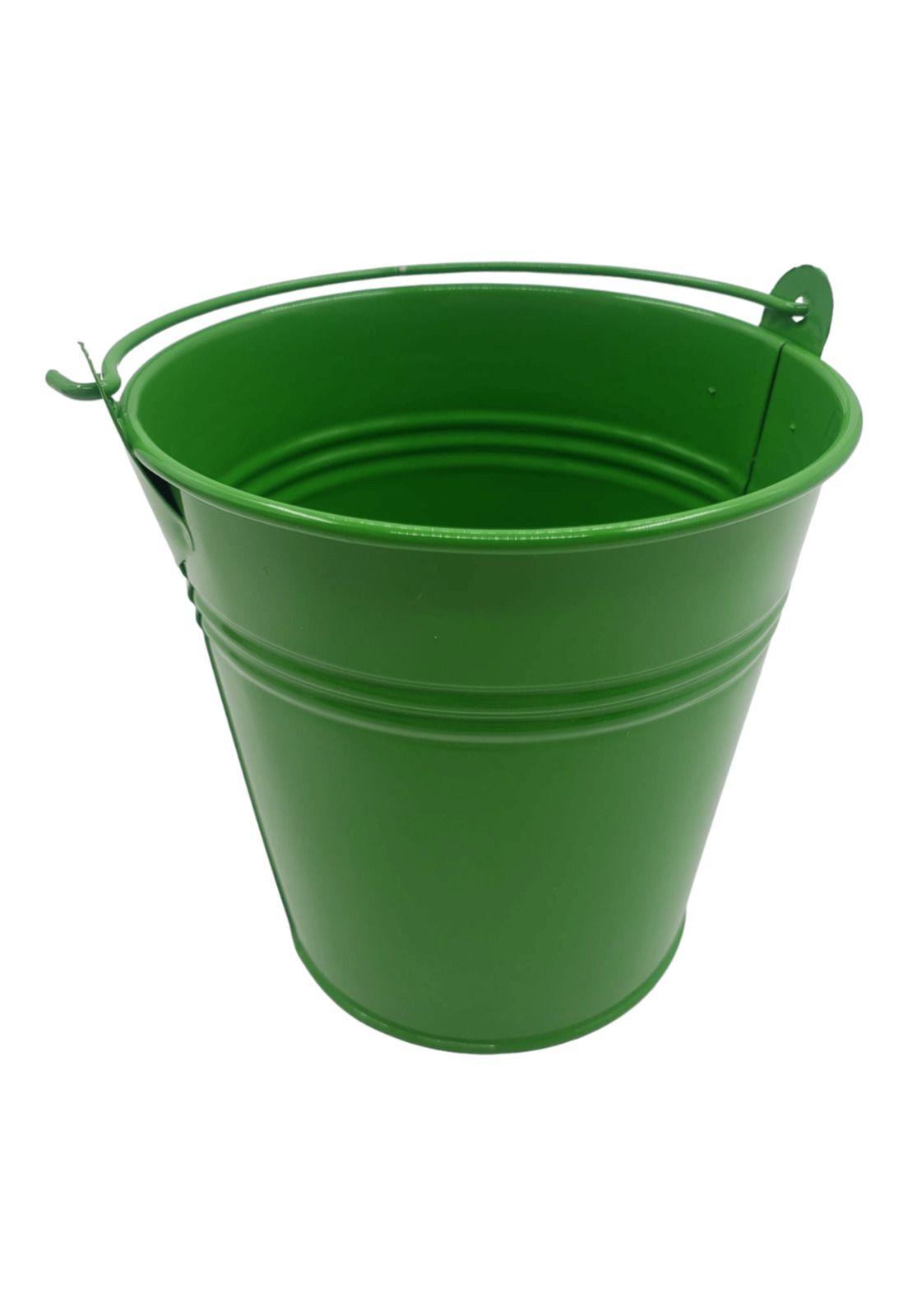 Balde de Metal Verde claro 10.5x10.5cm-0