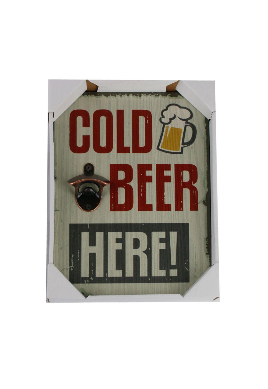 Destapador de Botellas de Pared Blanco 24x34cm-0