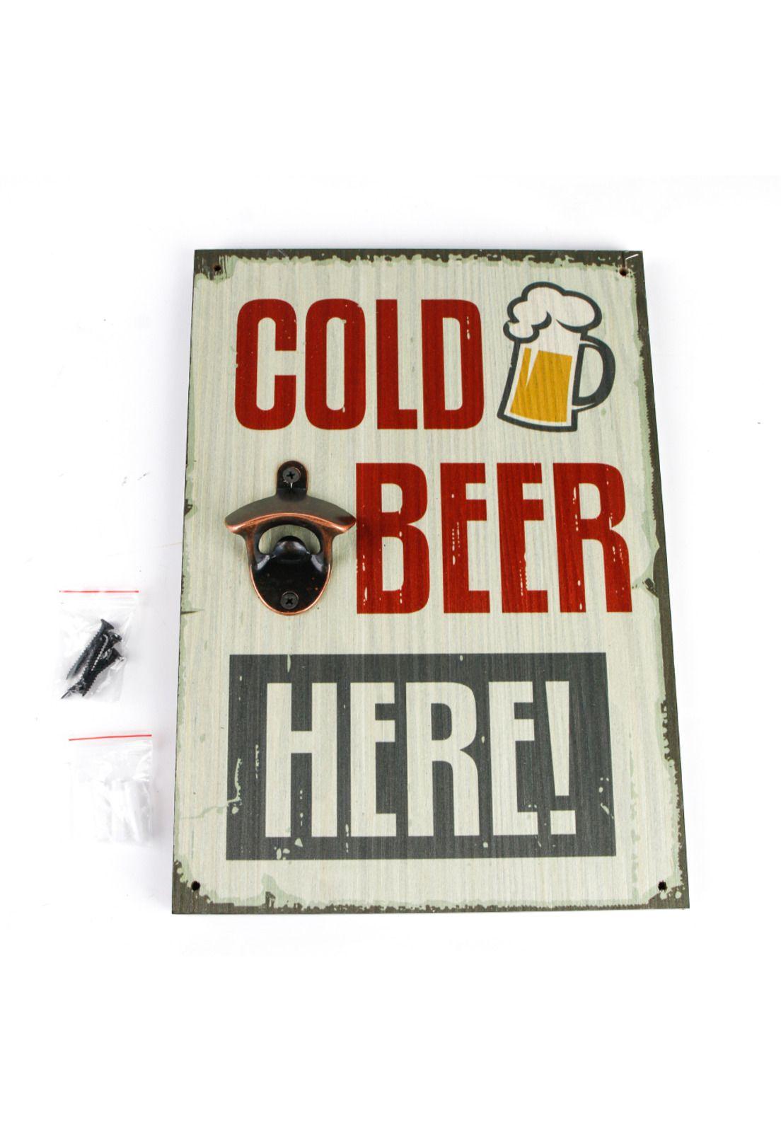 Destapador de Botellas de Pared Blanco 24x34cm-1