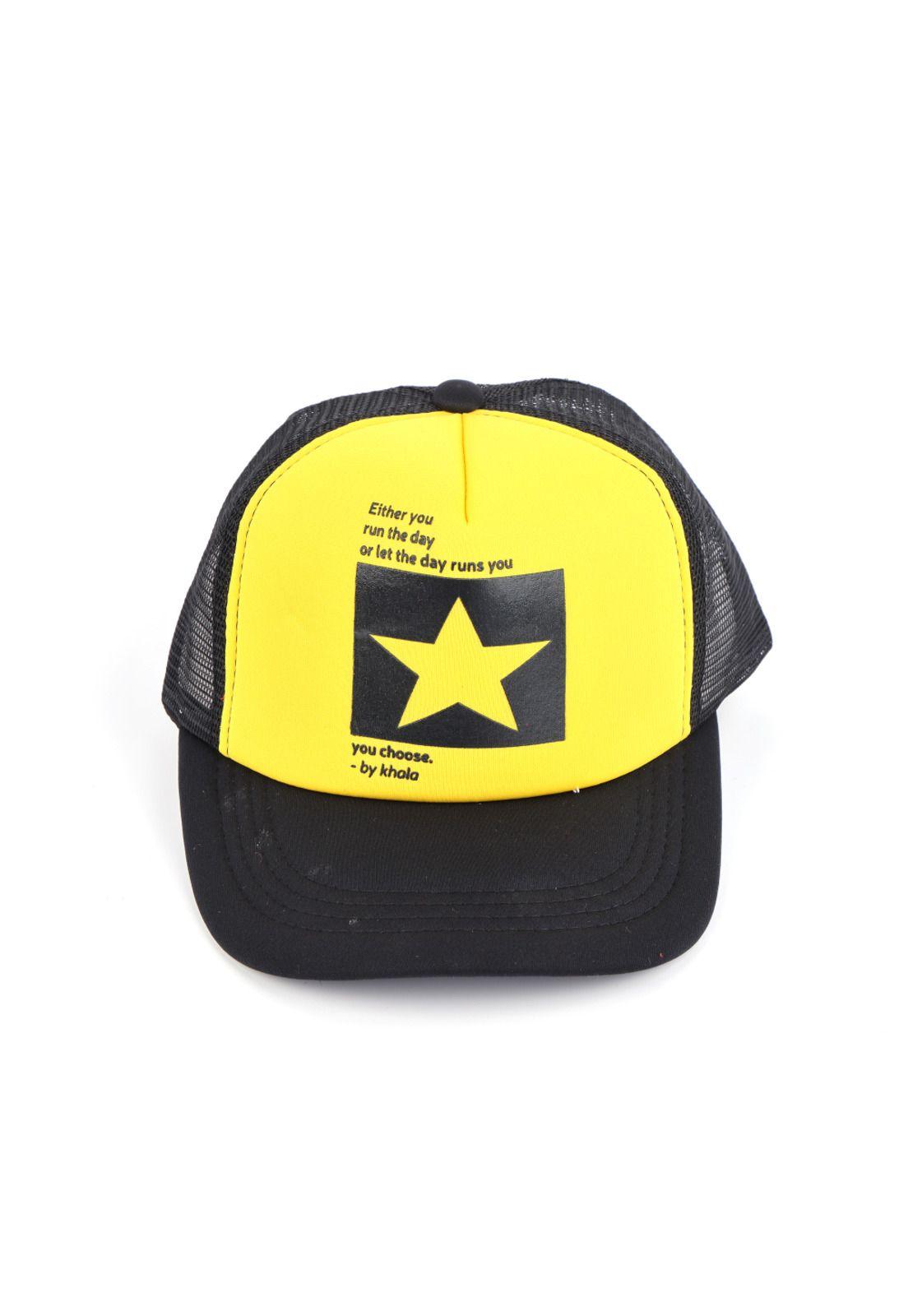 Gorra Jockey Diseño Estrella Amarillo 20cm-0
