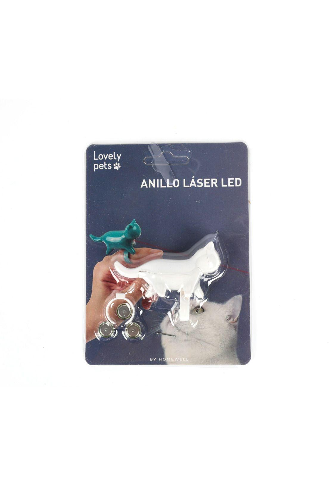 Anillo Laser para Gato Blanco-0