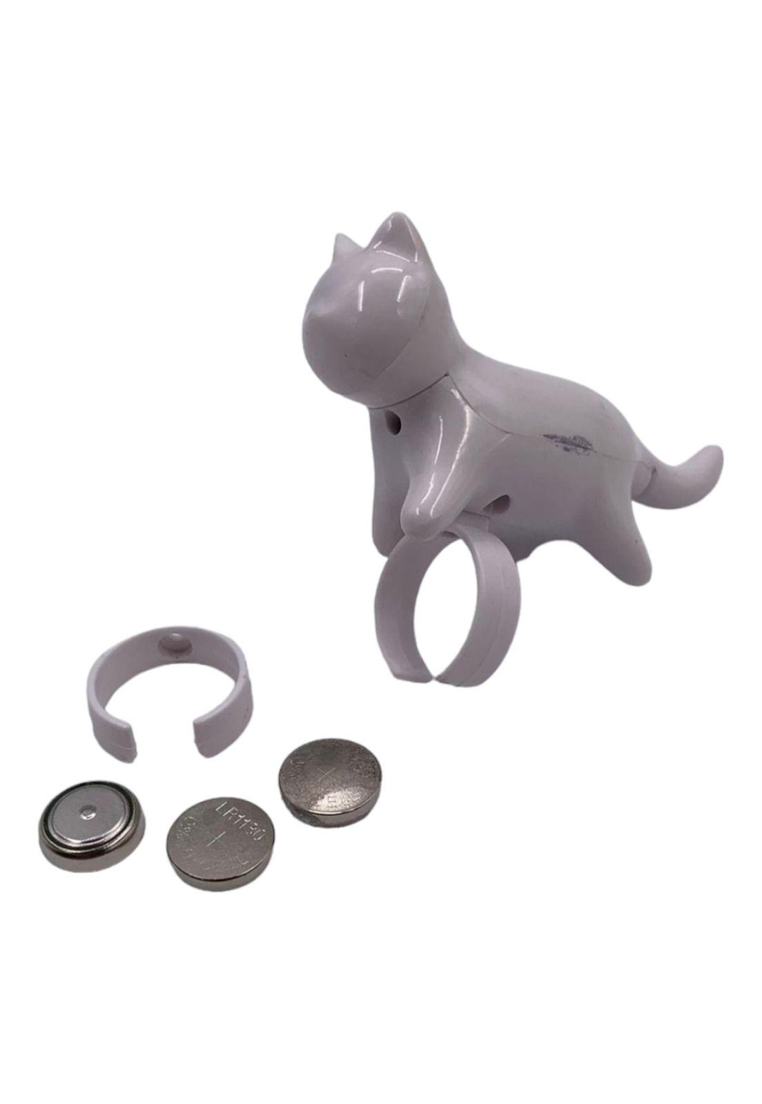 Anillo Laser para Gato Blanco-1