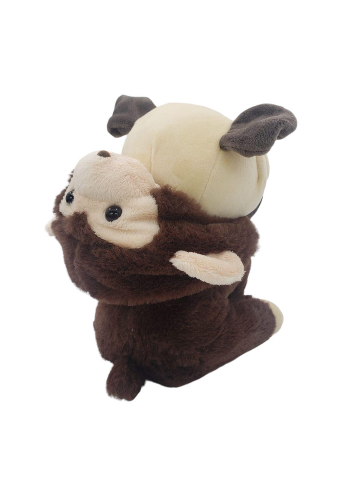 Peluche Perro Disfrazado de Mono 22cm-4