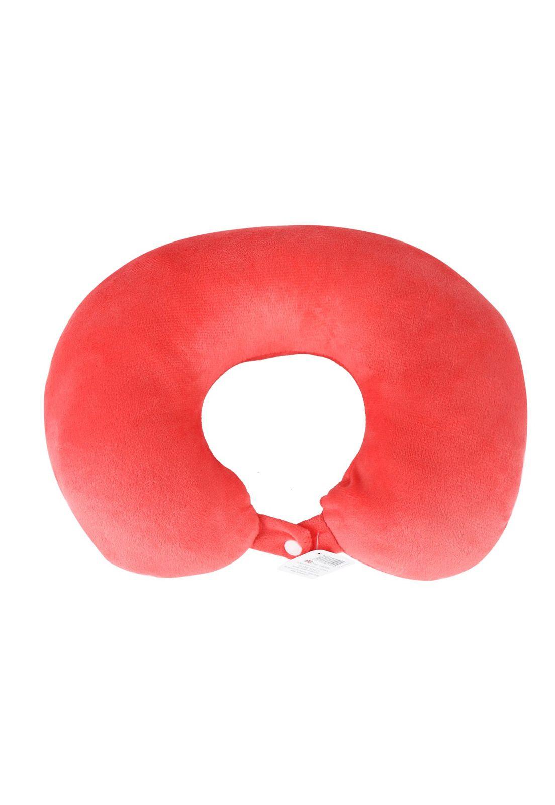 Almohada de Cuello Viaje Rojo 28x30cm-0