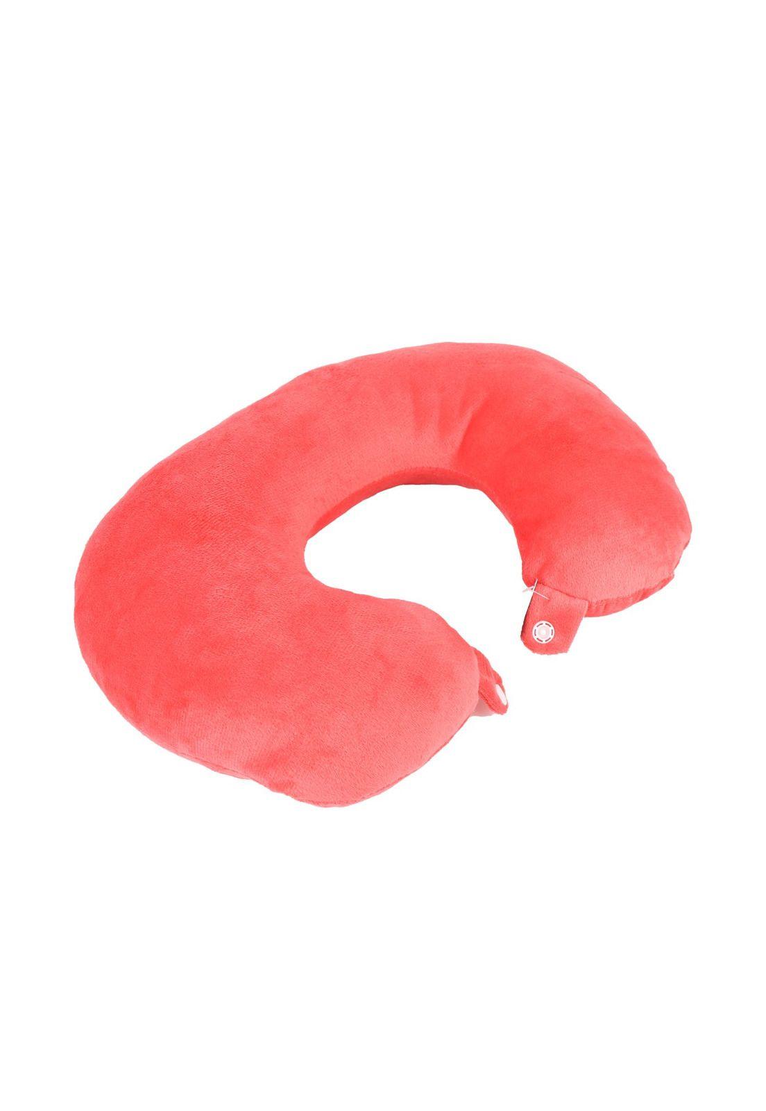 Almohada de Cuello Viaje Rojo 28x30cm-1