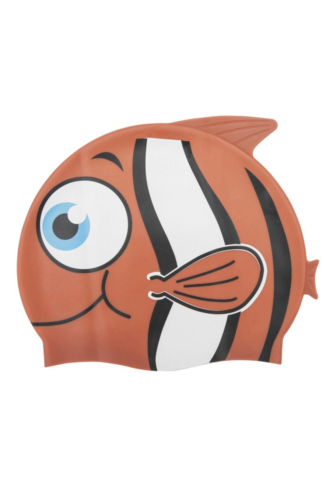 Gorro De Natación Para Niños Naranja-0