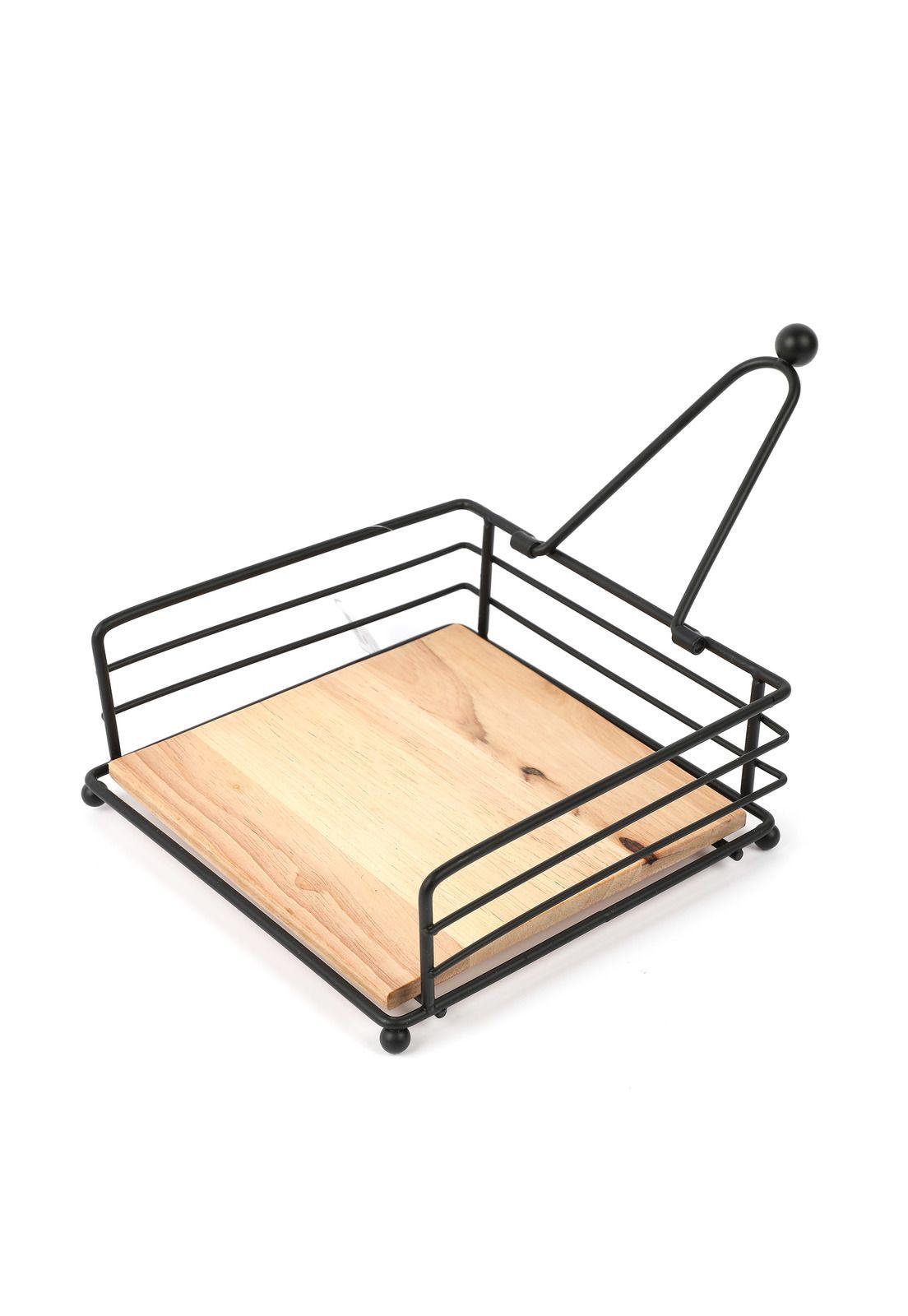 Servilletero Metal 18*18*7Cm-1