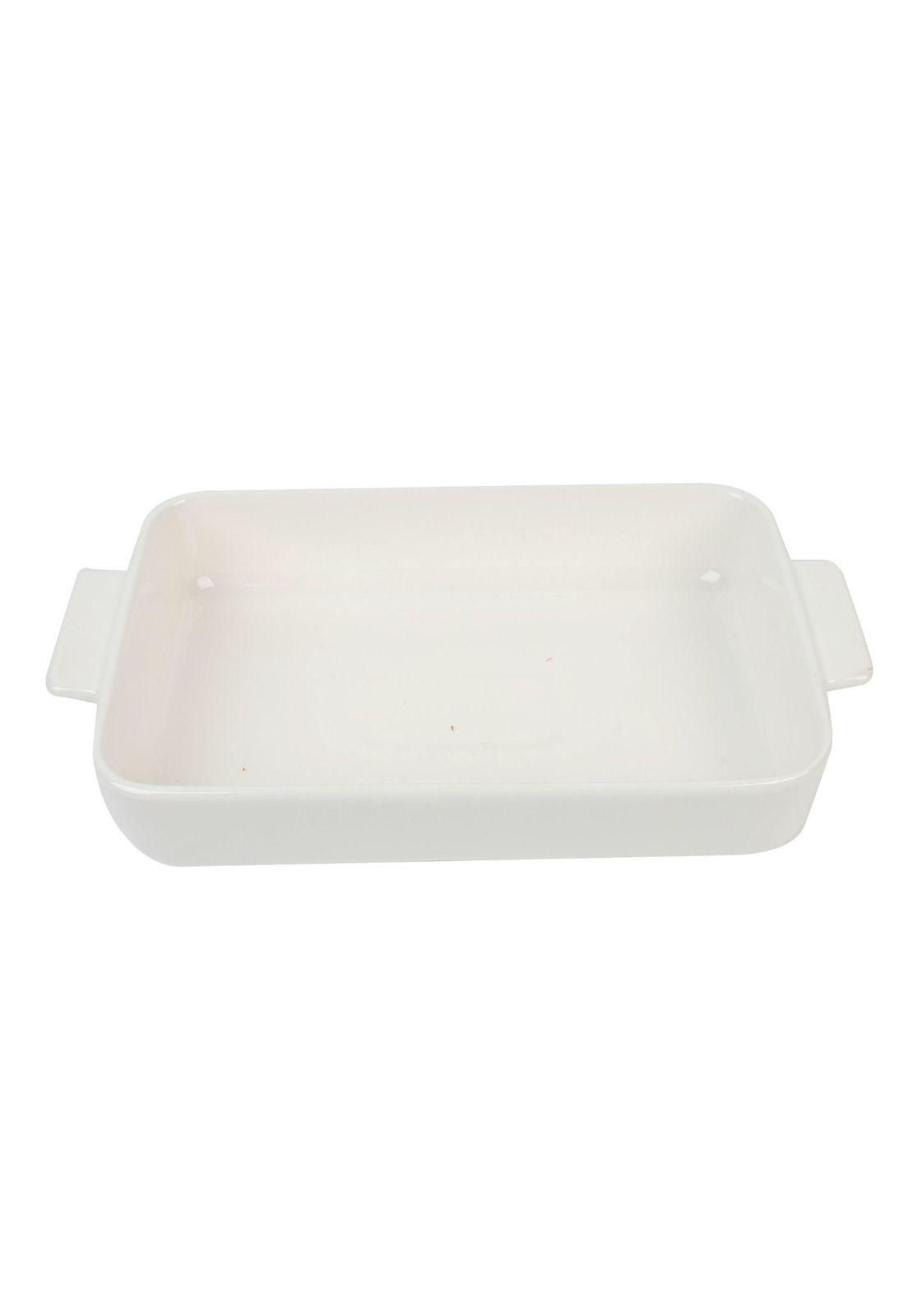 Fuente Loza Blanca 25.5x14.5x5.2cm-0
