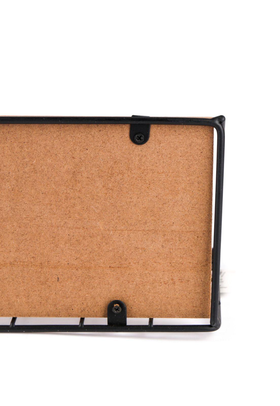 Repisa de Pared Metal y Madera 45x14x11cm-2