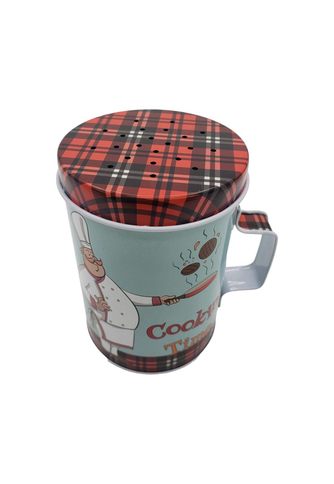 Azucarero Rojo Metal-3