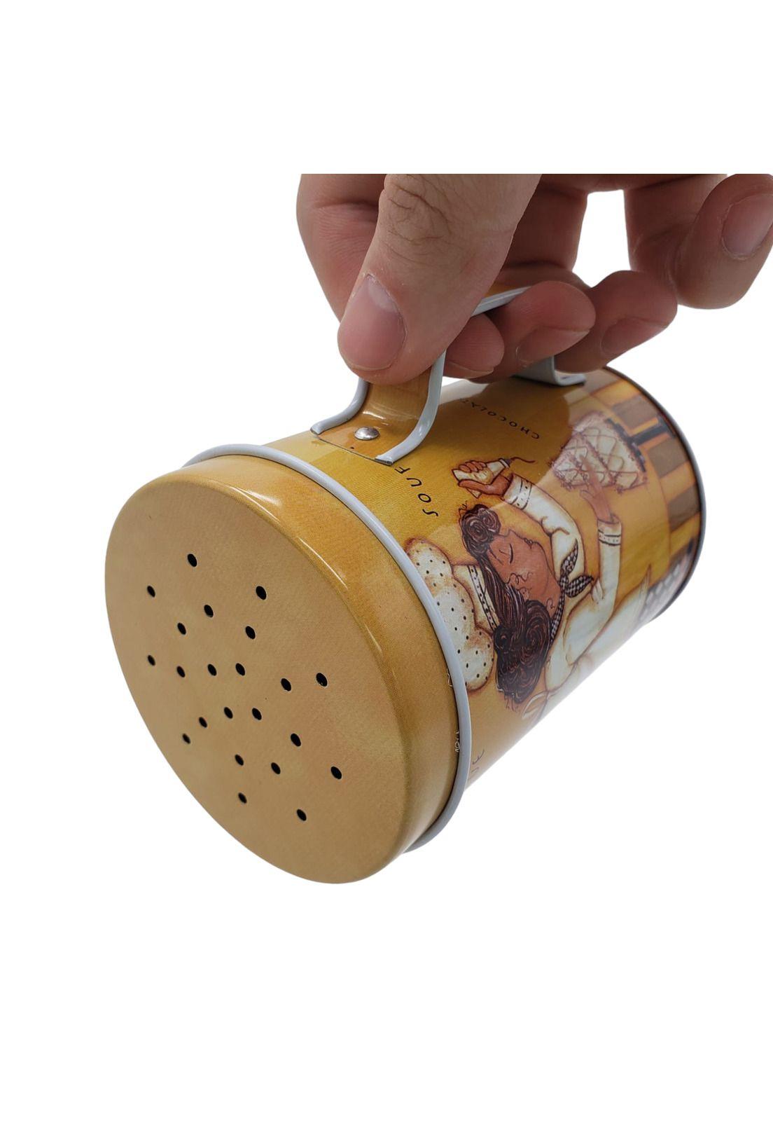 Azucarero Amarillo Metal-2