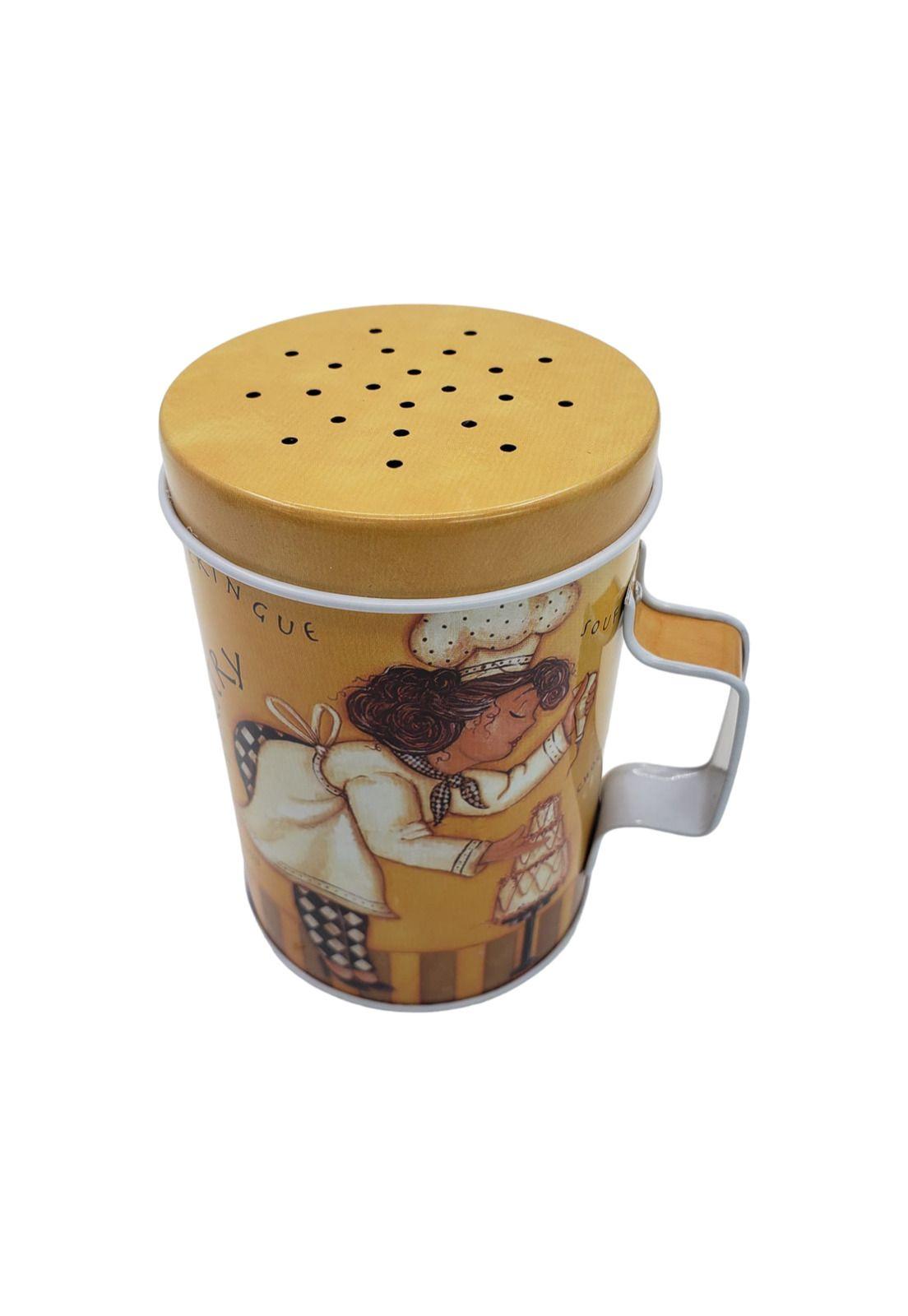 Azucarero Amarillo Metal-3