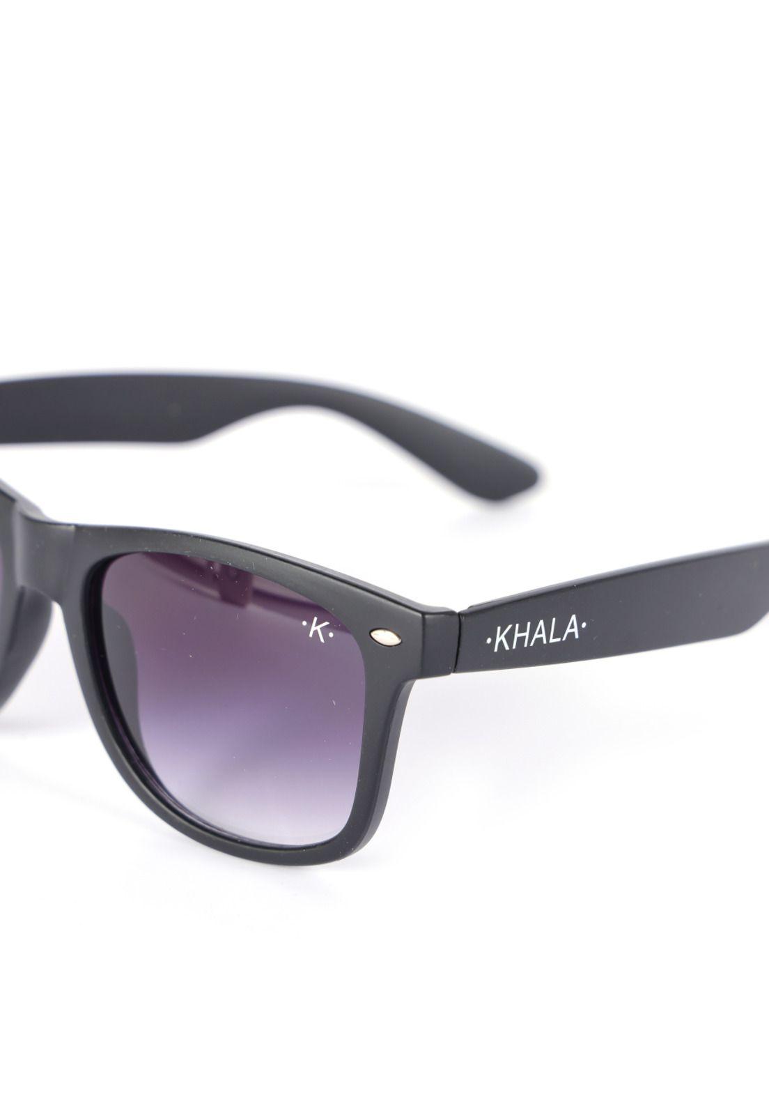 Lentes De Sol Wayfarer Negro transparente Uv400-2