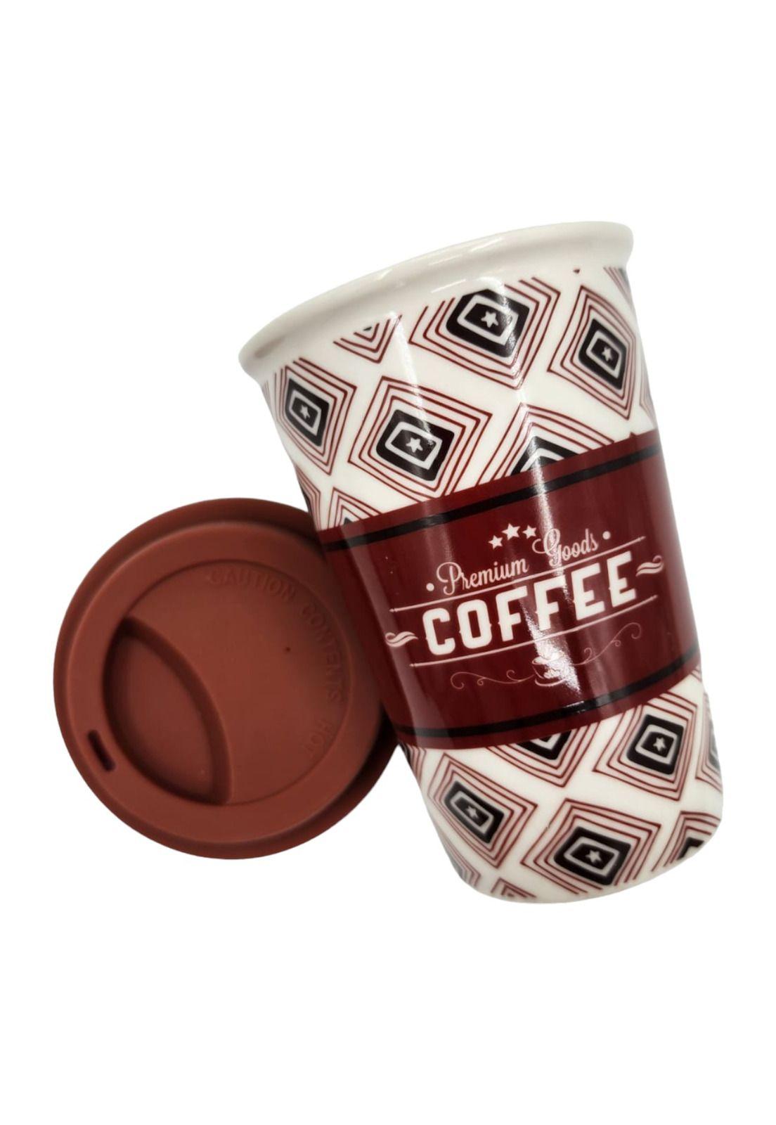 Mug Cerámica Tapa Silicona Cuadros 400ml-3