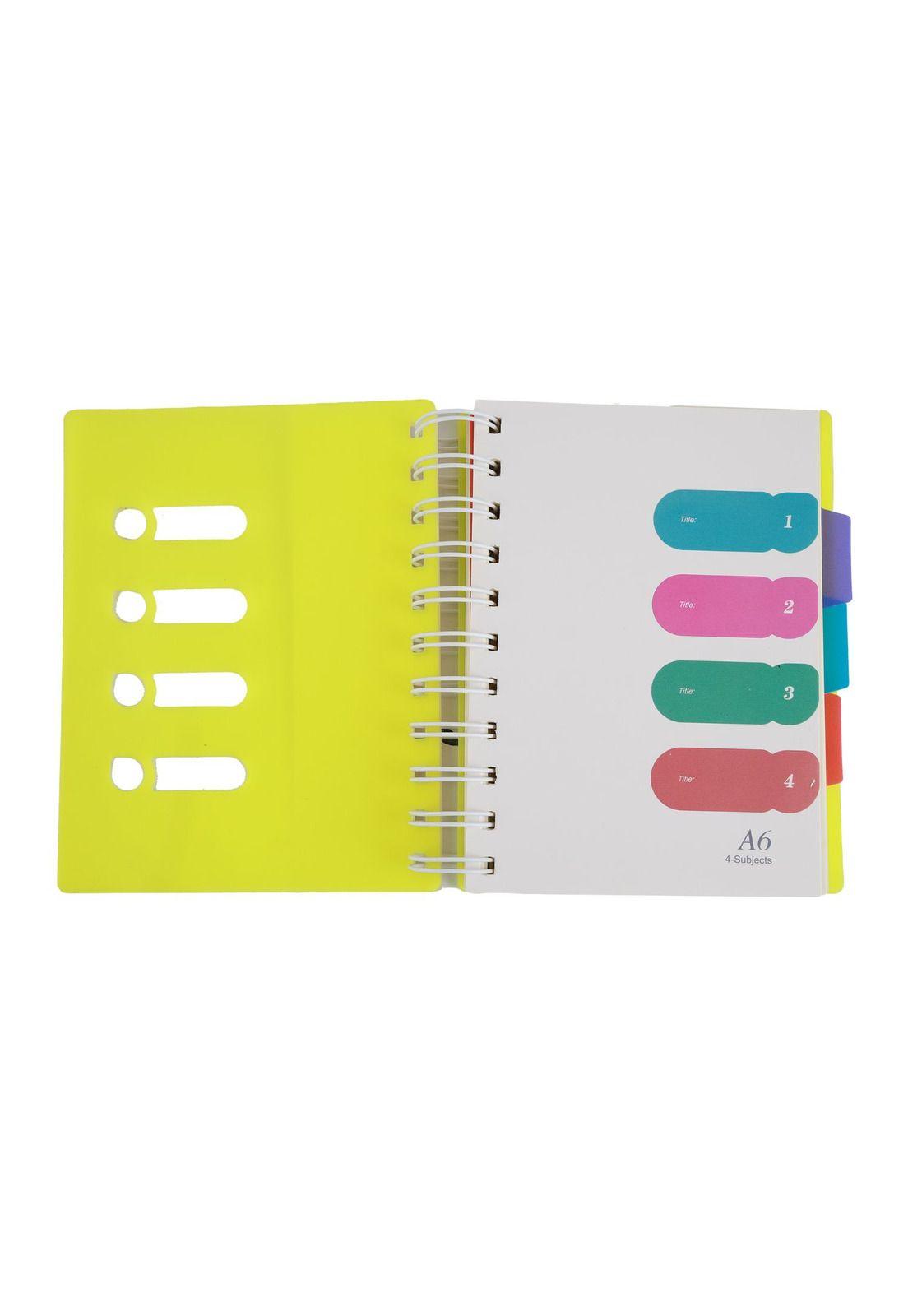 Libreta Notebook Amarilla 11x14.5cm-1