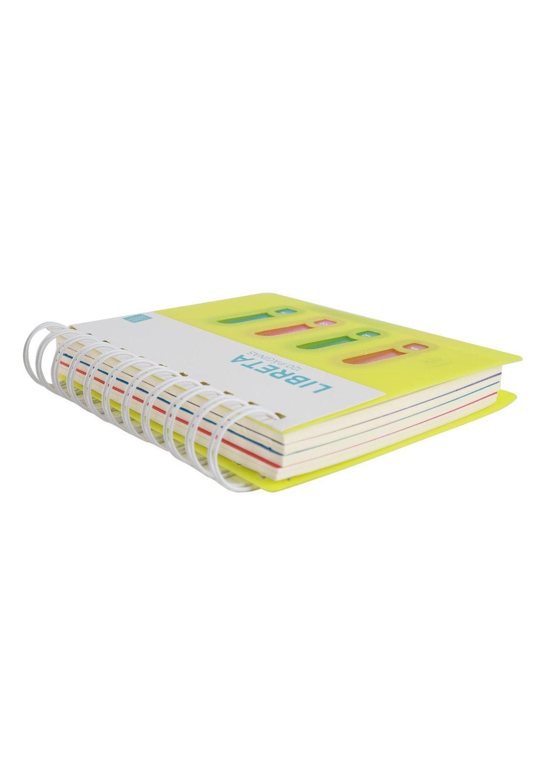 Libreta Notebook Amarilla 11x14.5cm-2