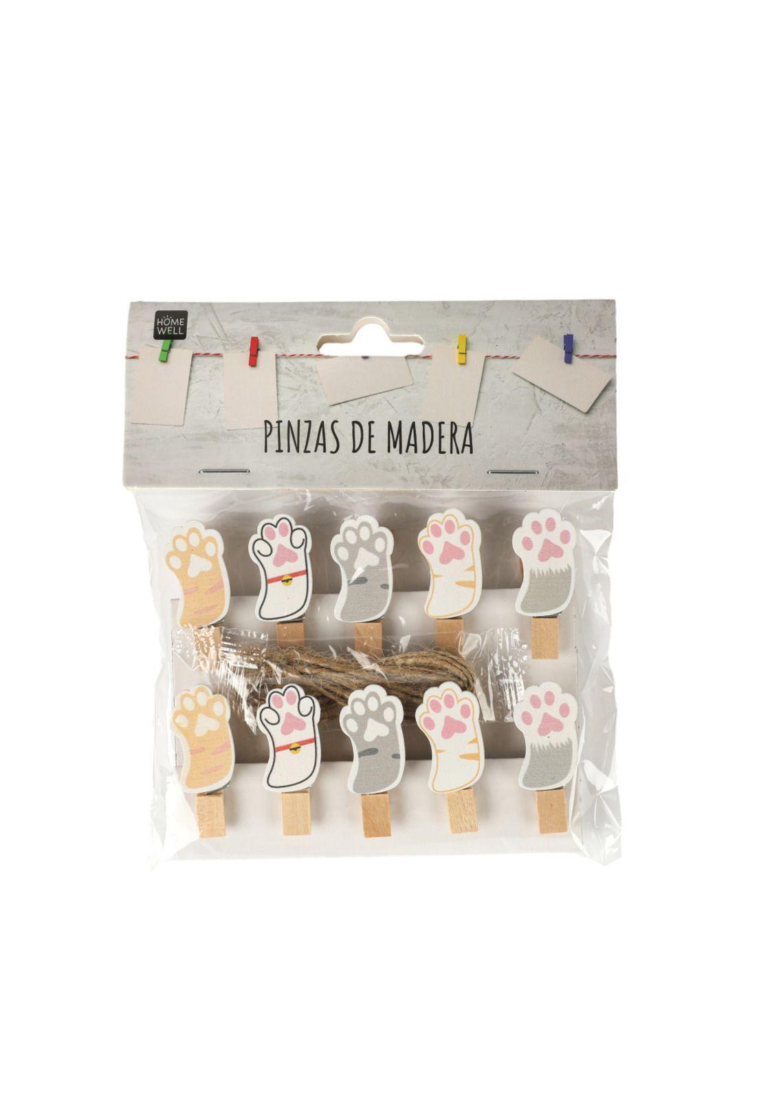 Pinzas Madera Diseño Pata-0