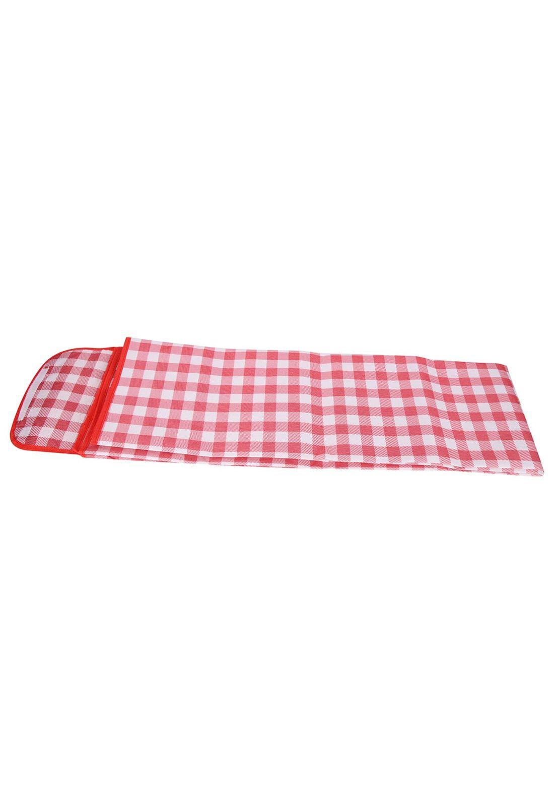 Manta para Picnic Plegable Roja 150x150cm-2