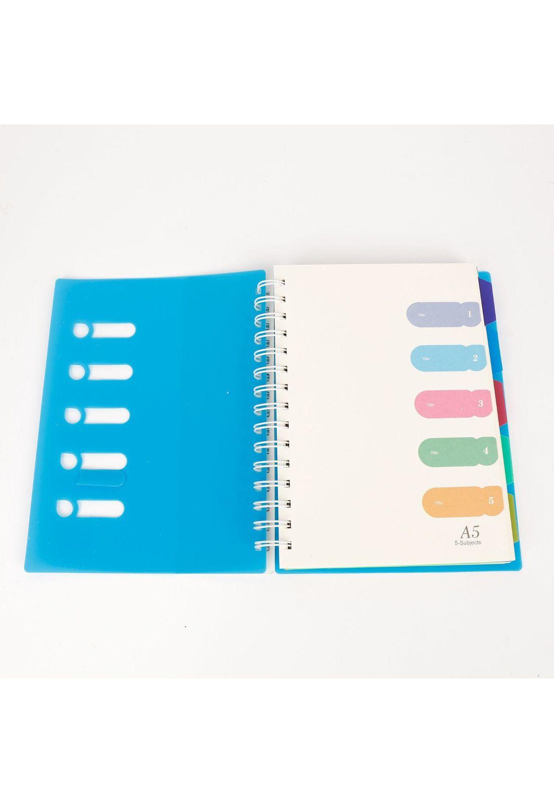 Libreta Notebook Azul 11x14.5cm-1