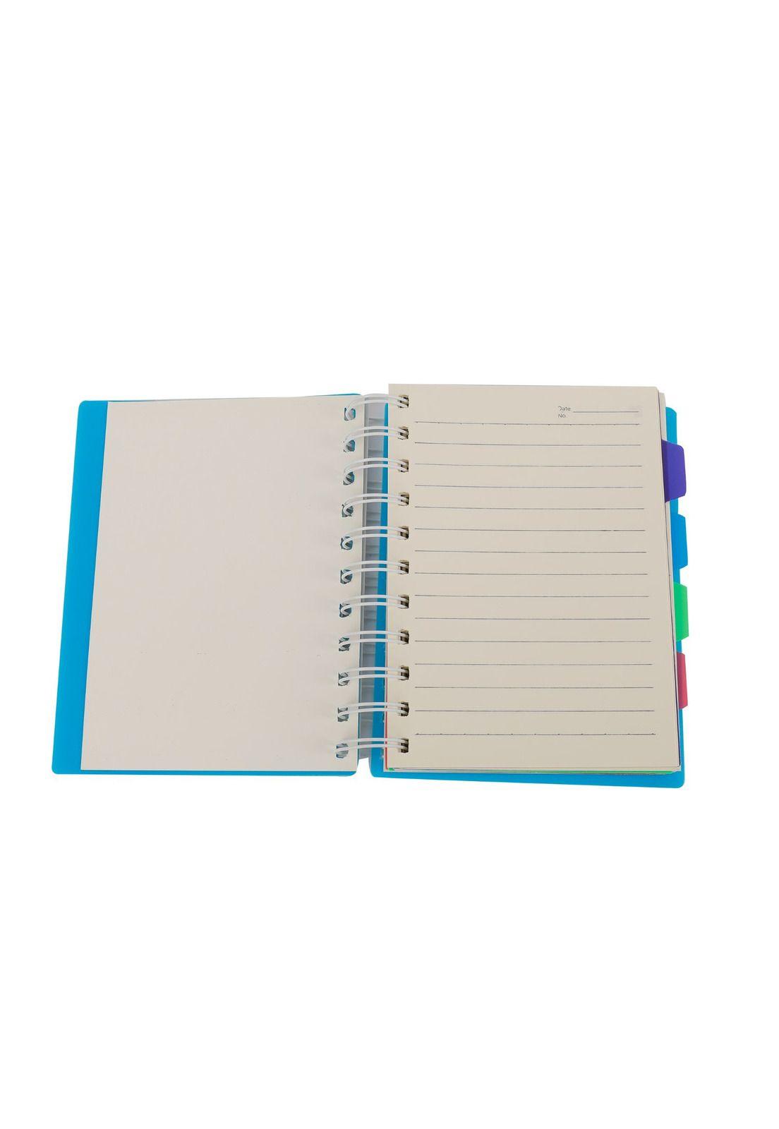 Libreta Notebook Azul 11x14.5cm-2