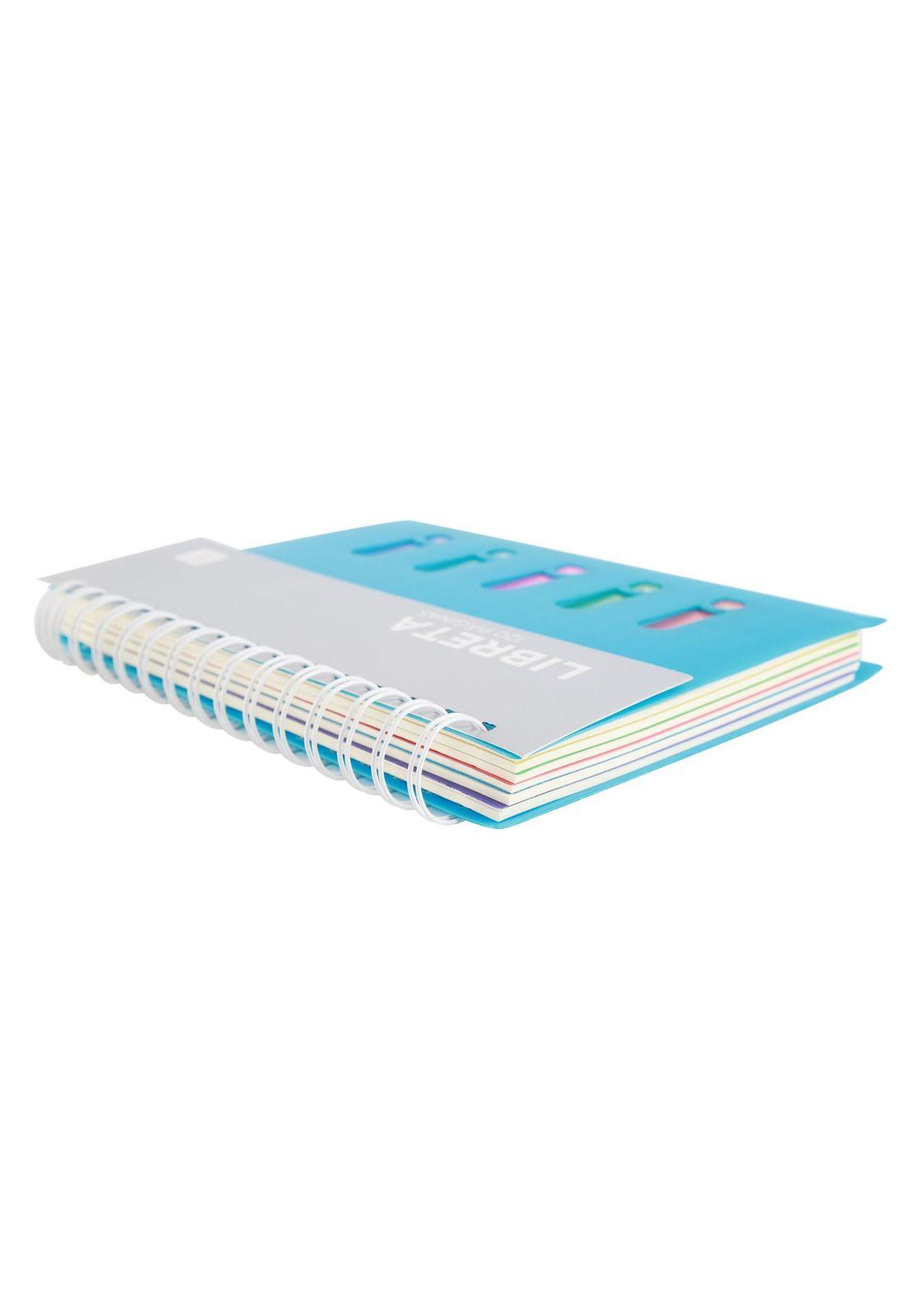 Libreta Notebook Azul 11x14.5cm-4