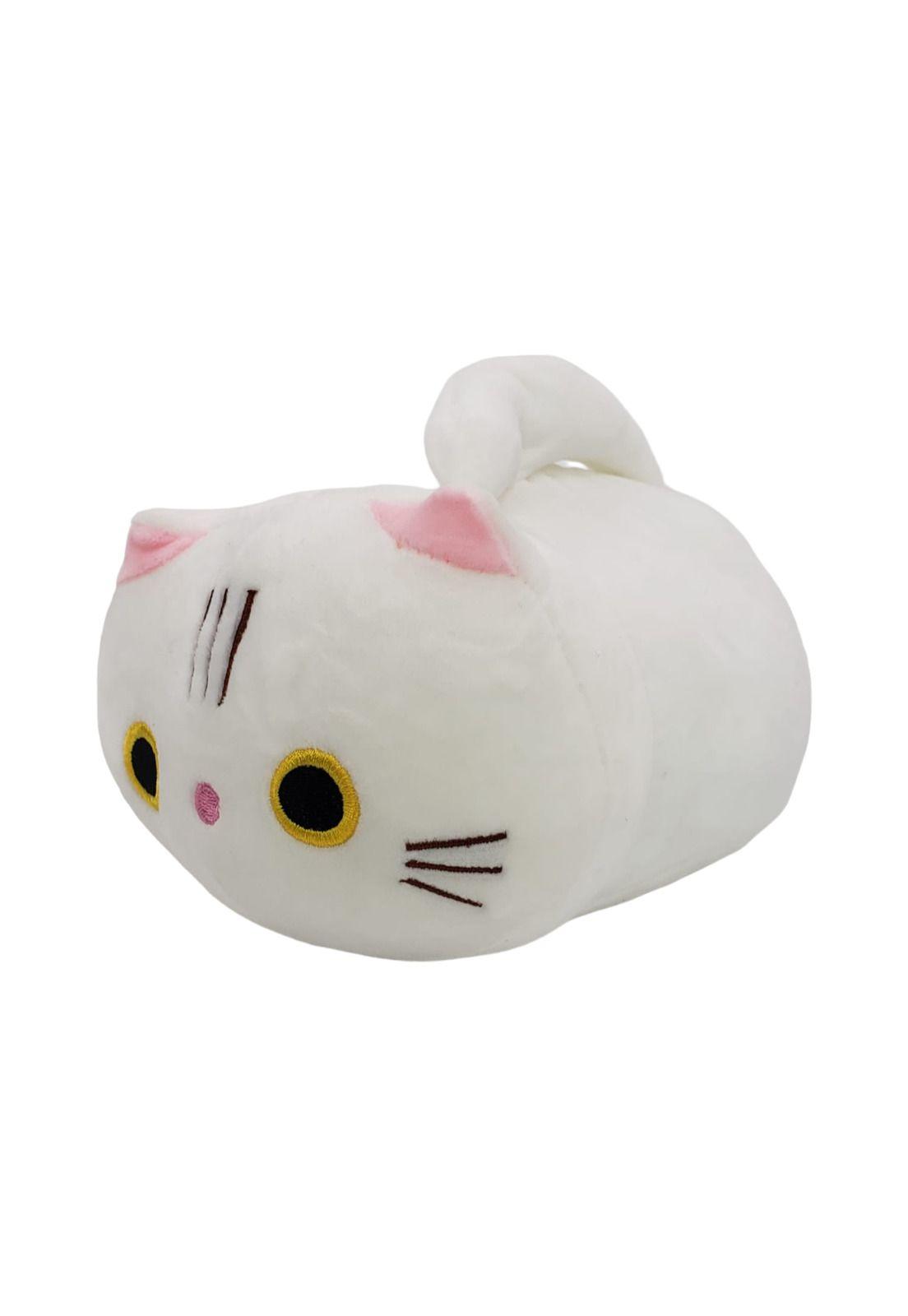 Gato Blanco de Peluche 23cm-1
