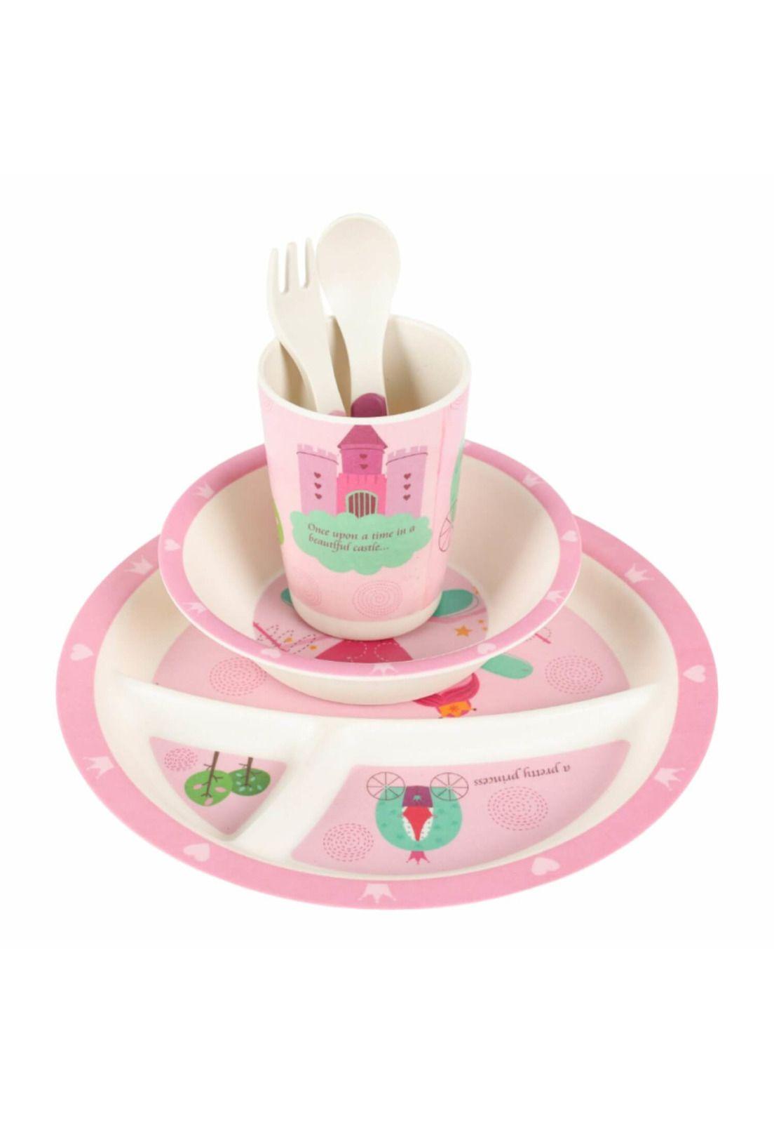 Set Melamina Rosado 5pcs-2