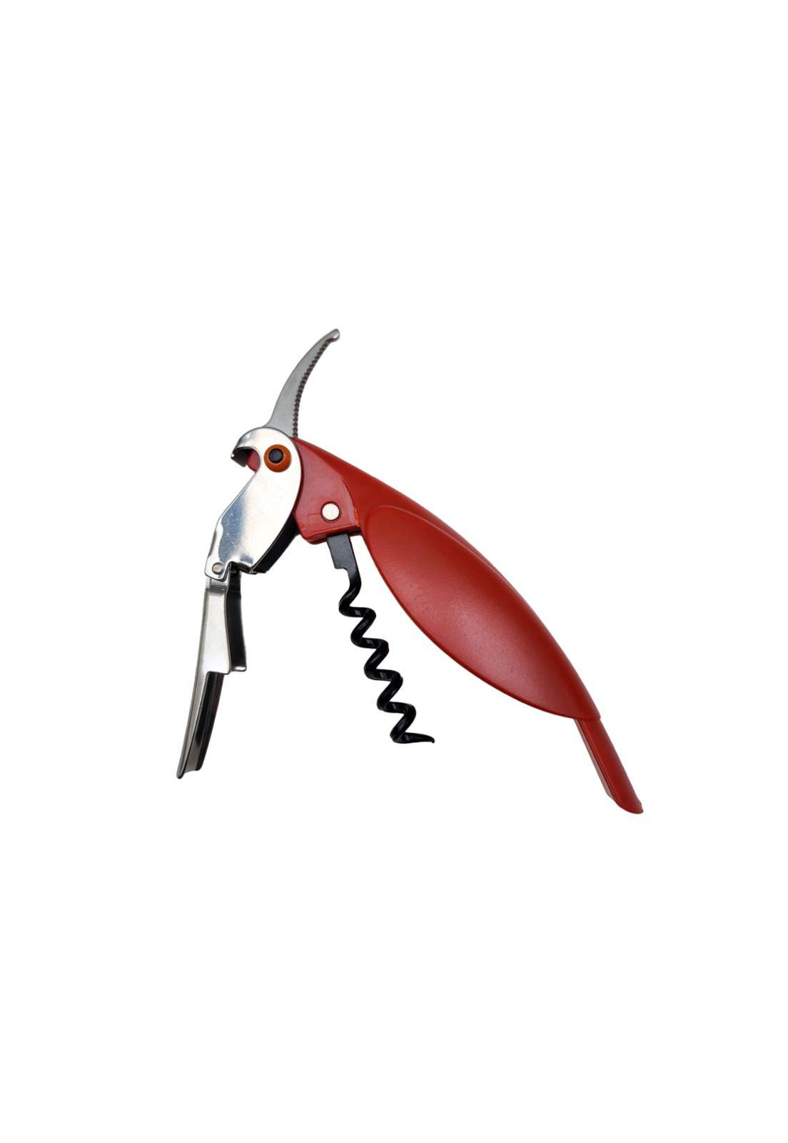 Sacacorchos Diseño Loro Rojo-1