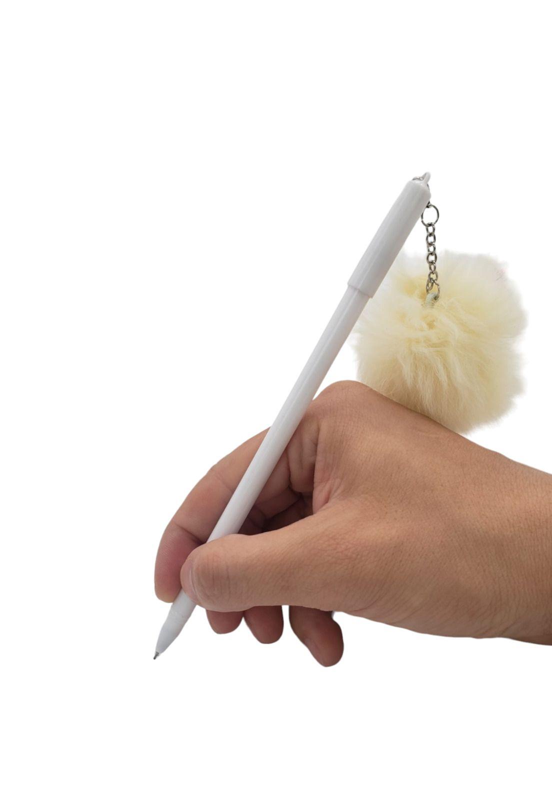 Lapiz Gel Pompom Amarillo-1