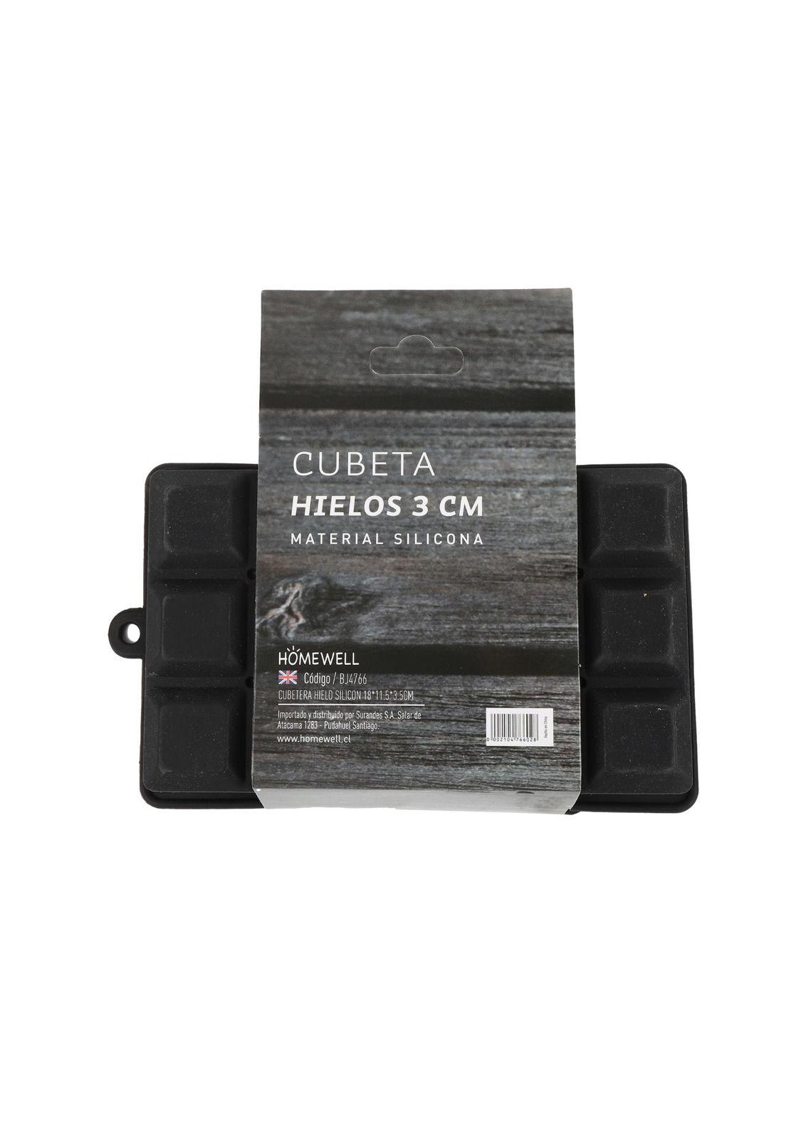 Cubetera Hielo de Silicona 18x11.5x3.5cm-3