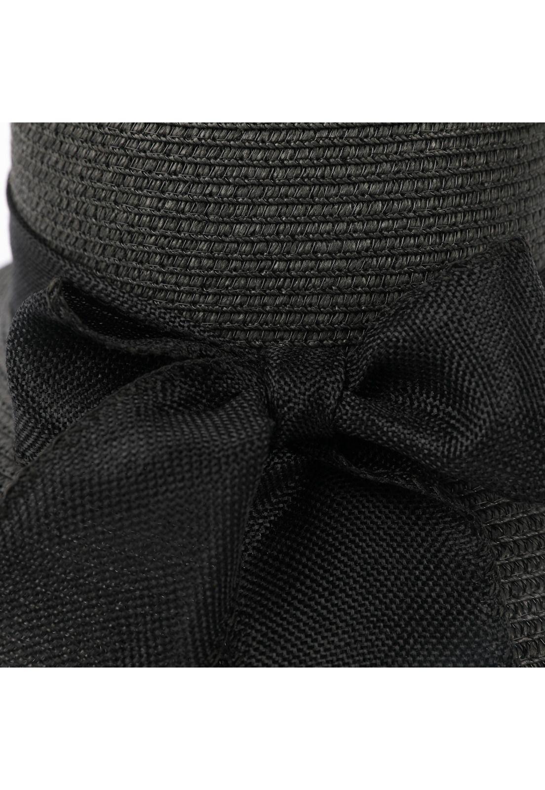 Sombrero  Negro Cinta 32Cm-1