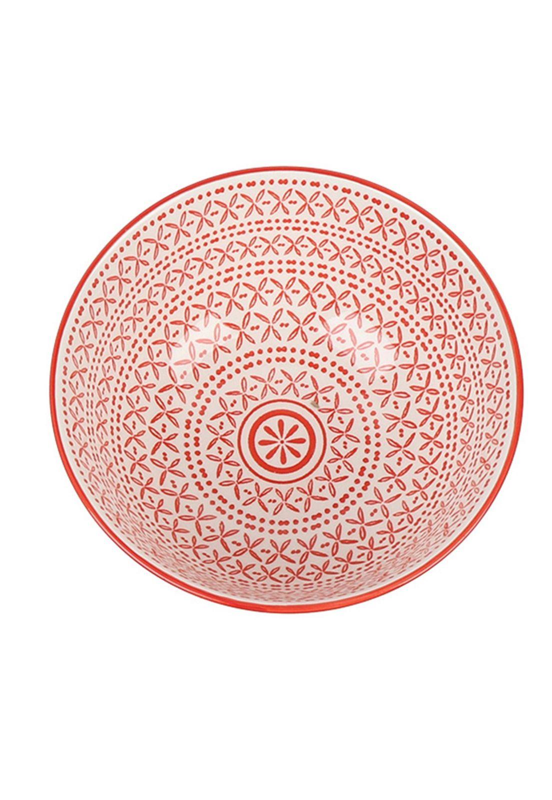 Bowl Loza Diseño Azul Rojo 13x7.5cm-3