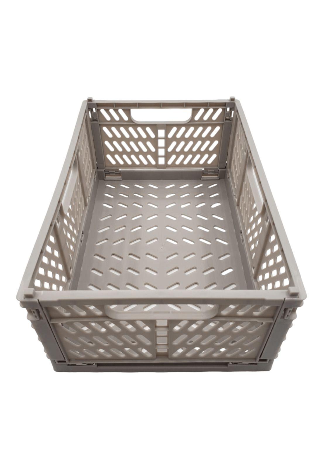Caja Organizadora Plegable Beige 29x21.5x11.8cm-1