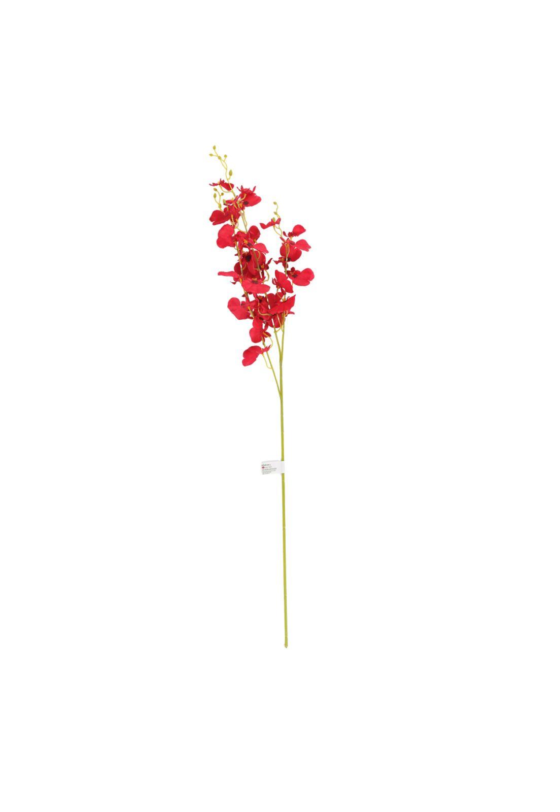 Flor Orquídea Artifical Roja 82Cm-0