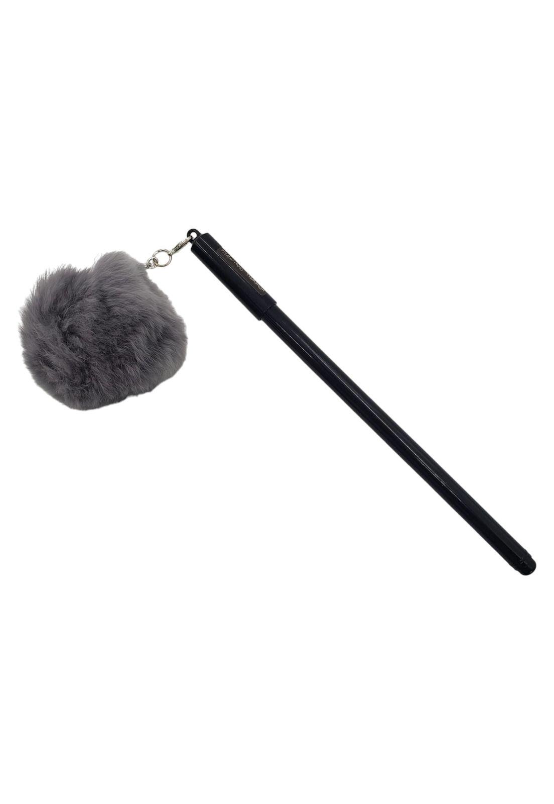 Lapiz Gel Pompom Negro-2