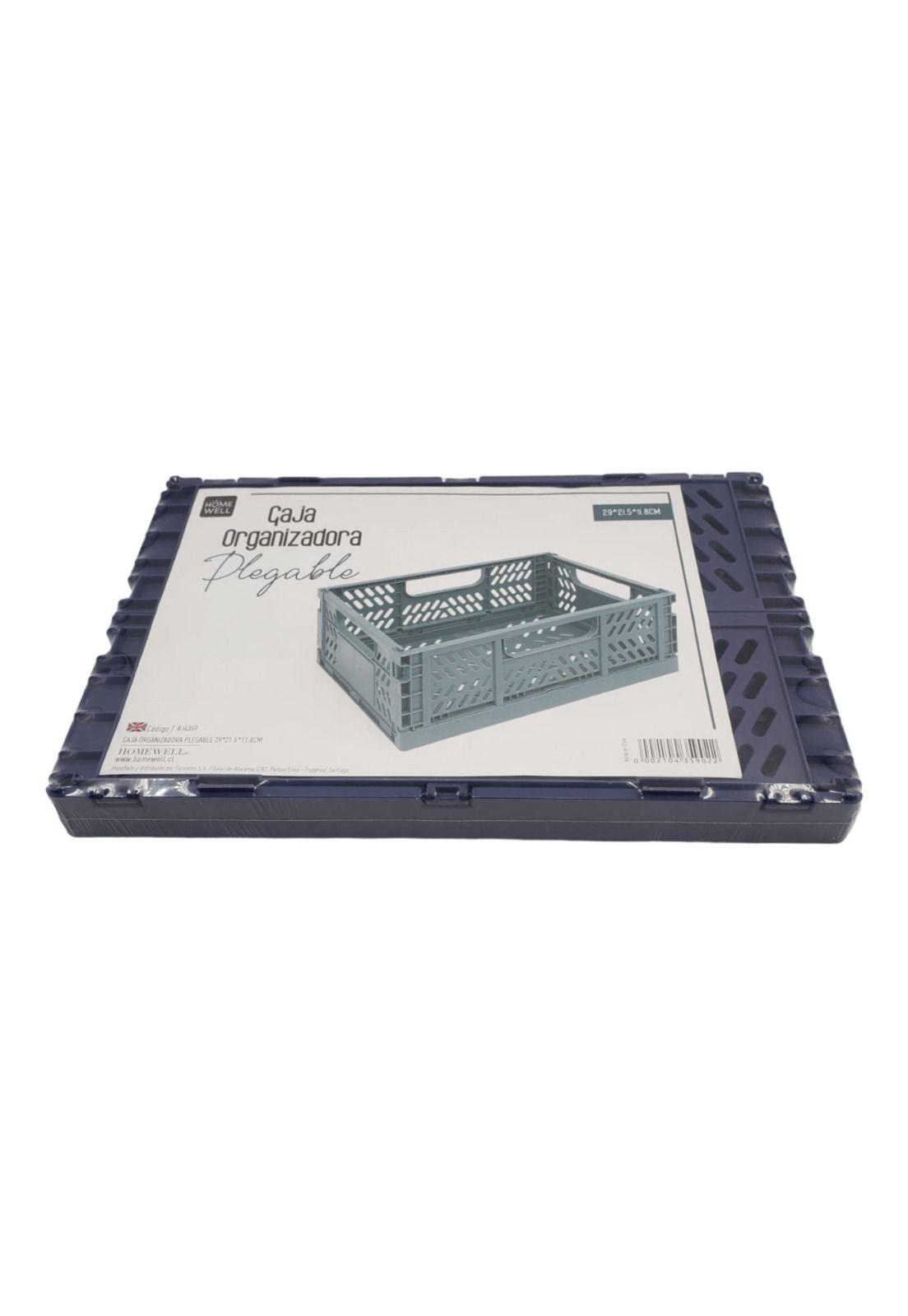 Caja Organizadora Plegable Morado 29x21.5x11.8cm-4