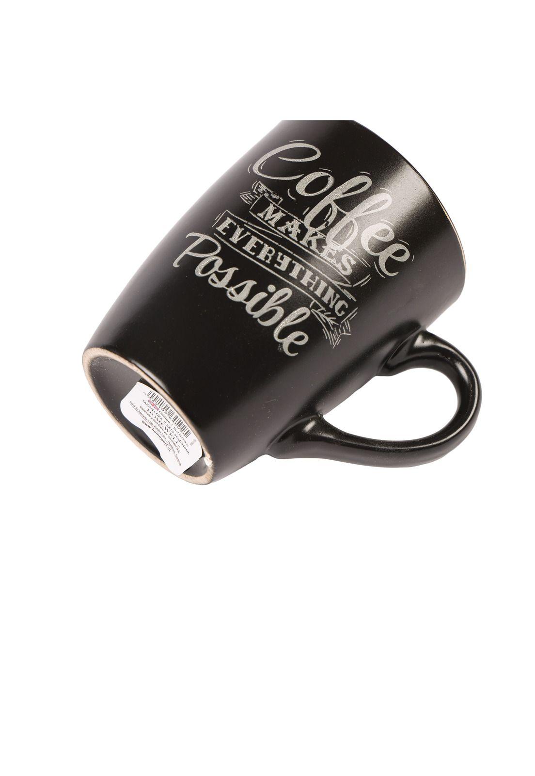 Tazón de Loza Negro 340ml-1