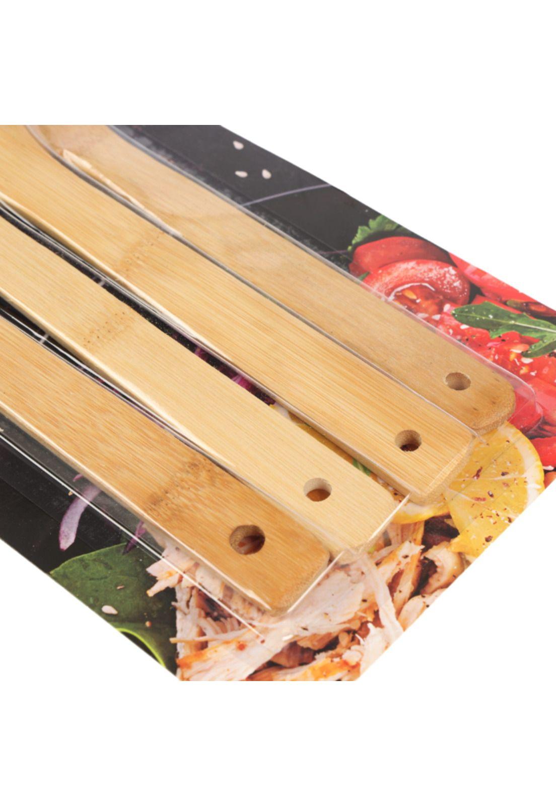 Cuchara bambú 3pcs 30cm-2