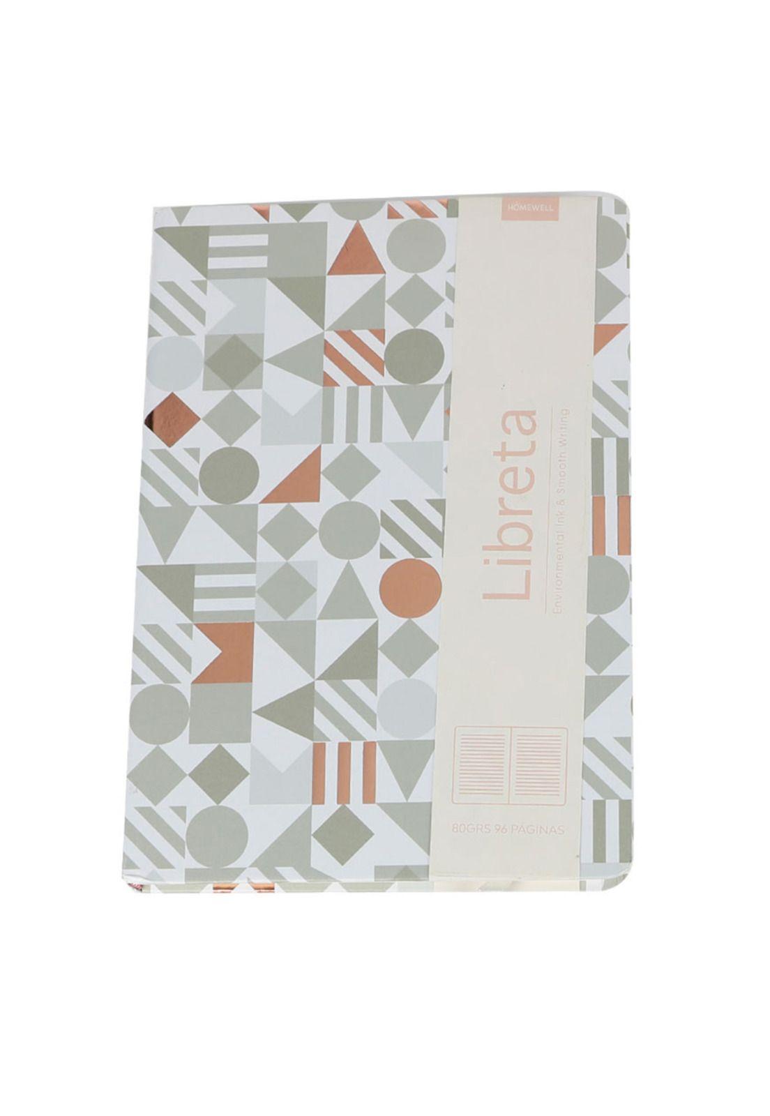 Libreta Tapa Dura Rayada 21x14.5cm (96 pag)-0