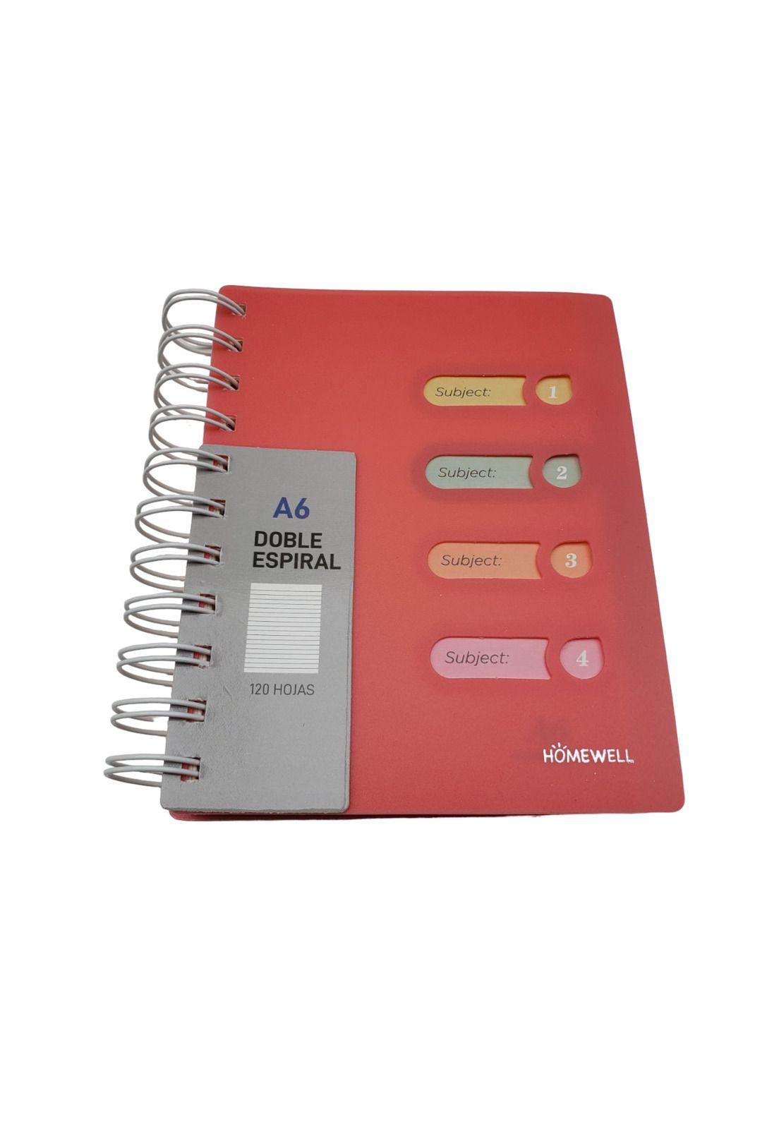 Notebook Rojo 11x14.5cm-0