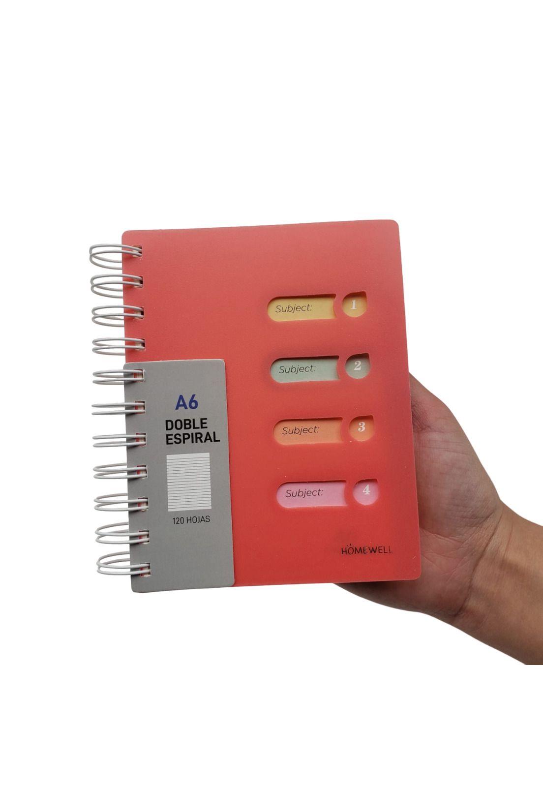 Notebook Rojo 11x14.5cm-2