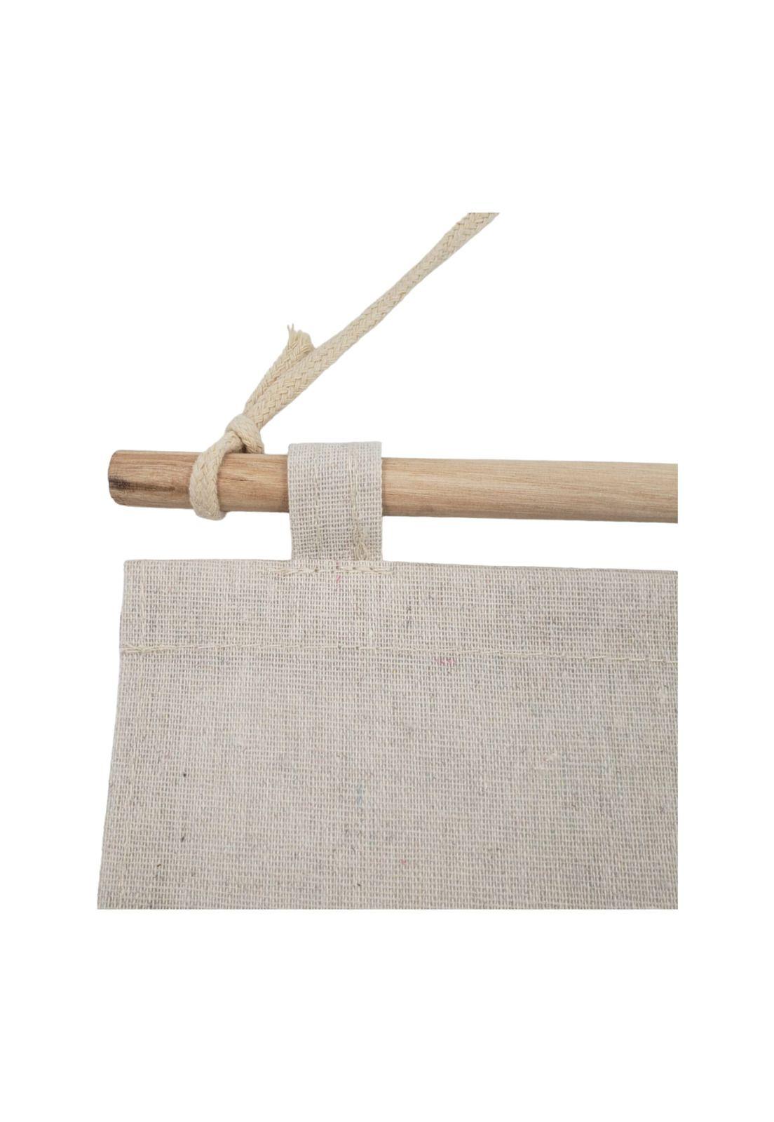 Bolsa de Almacenamiento Colgante Flechas Blancas 35*60cm-3